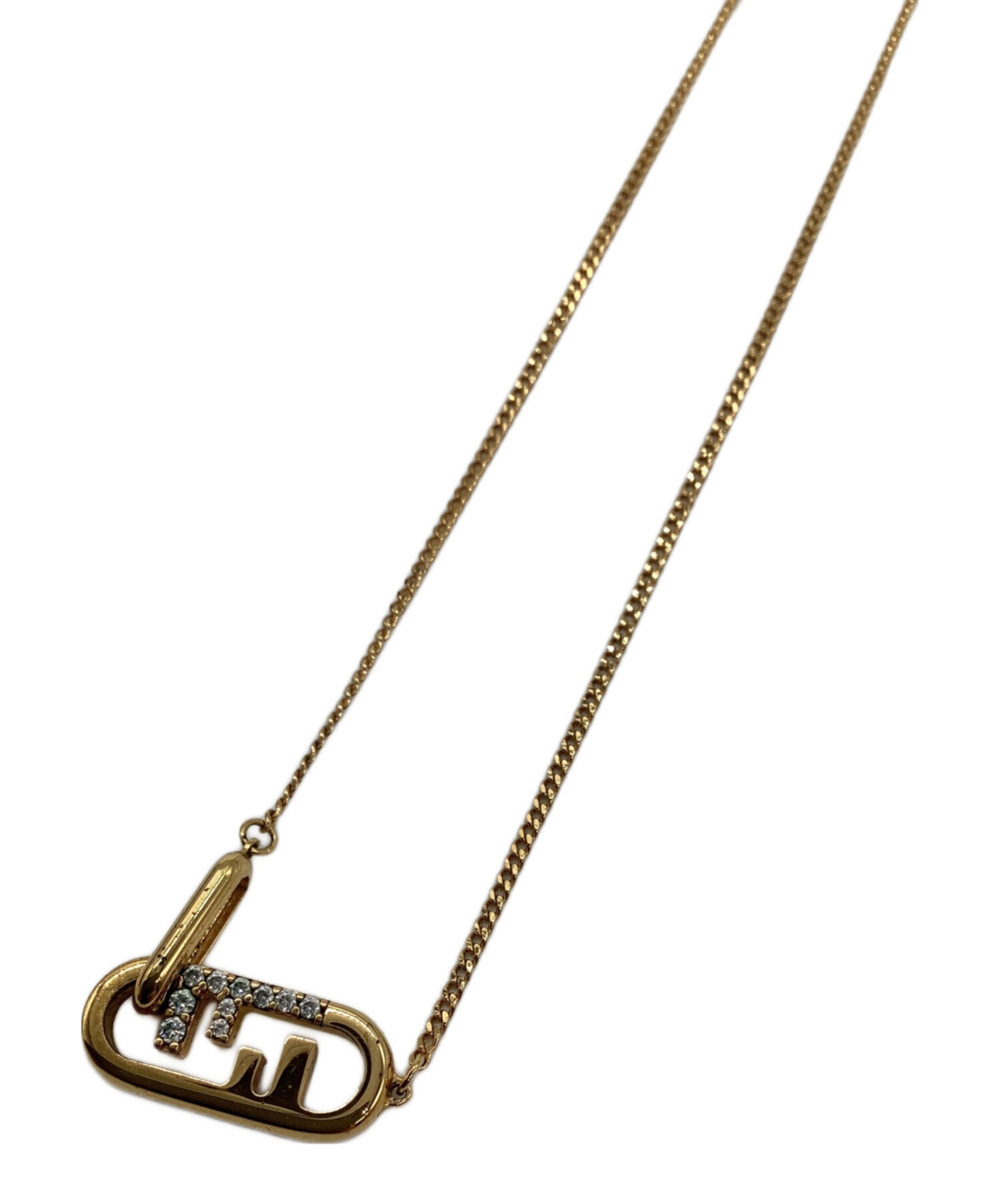 FENDI ネックレス ゴールド 中古・古着通販】FENDI (フェンディ) ネックレス ゴールド