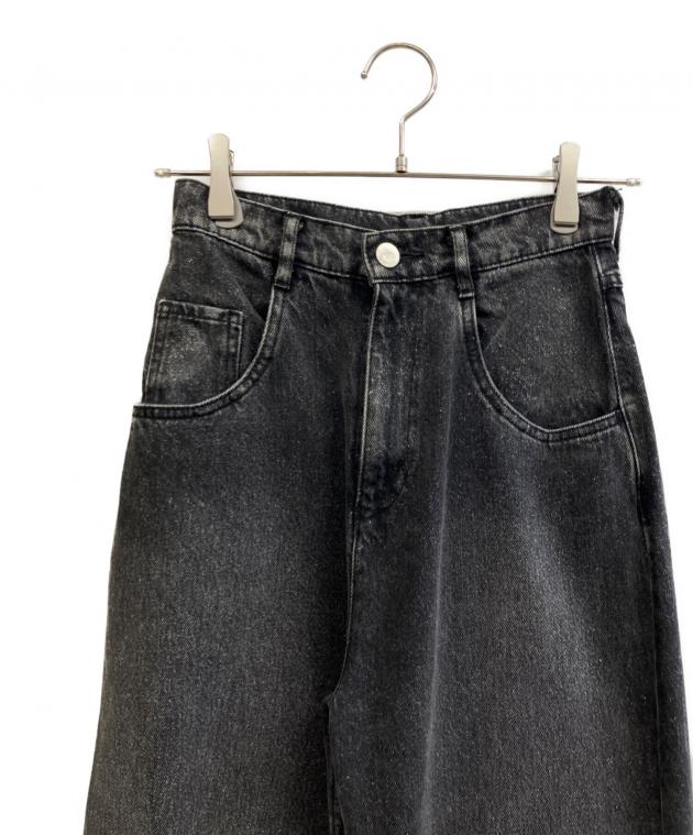 ブリーチデニムぷっくりハートタグ　No.656 中古・古着通販】FRAY ID (フレイ アイディー) ハイブリーチデニム
