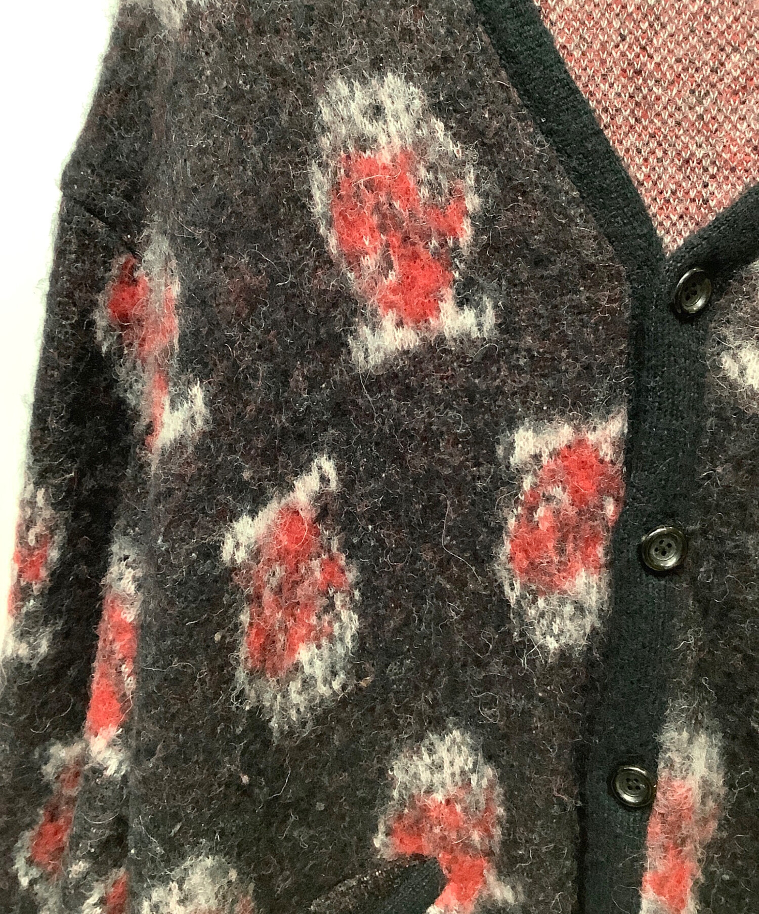 中古・古着通販】AUBERGE (オーベルジュ) 総柄アルパカ混ニット