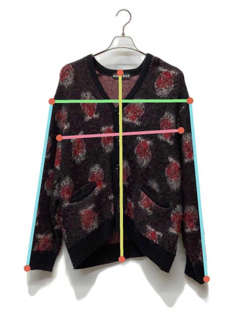 中古・古着通販】AUBERGE (オーベルジュ) 総柄アルパカ混ニット