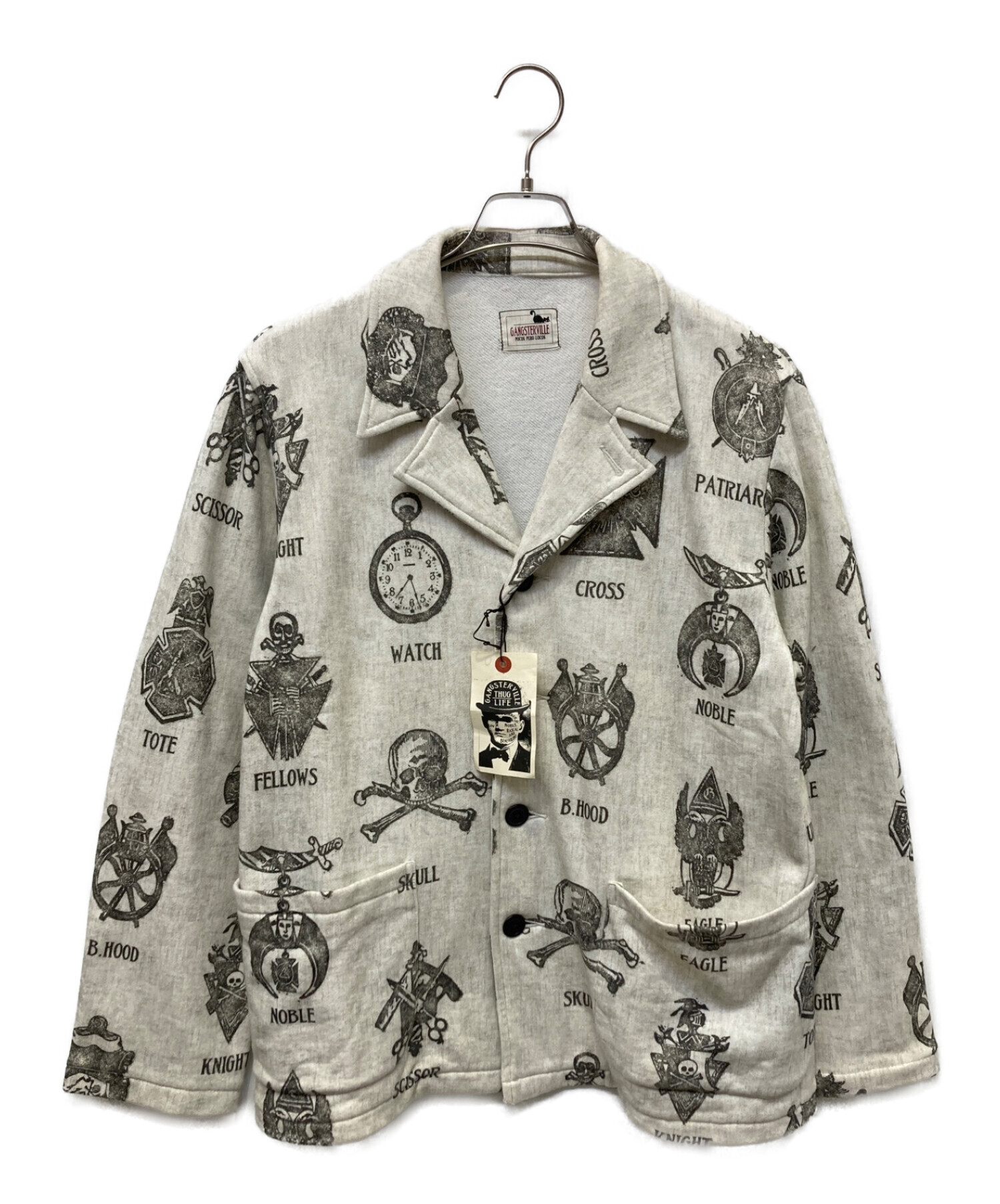 〈ビンテージ古着〉　GANGSTERVILLE ギャングスタービル　ジャケット GANGSTERVILLE ギャングスタービル ヴィンテージ加工 ボタンフライ