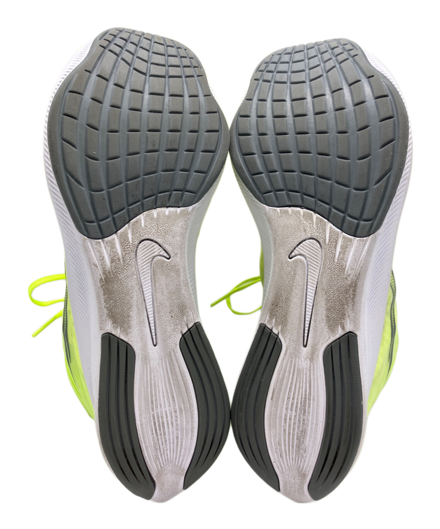 中古・古着通販】NIKE (ナイキ) ランニングシューズ イエロー サイズ 