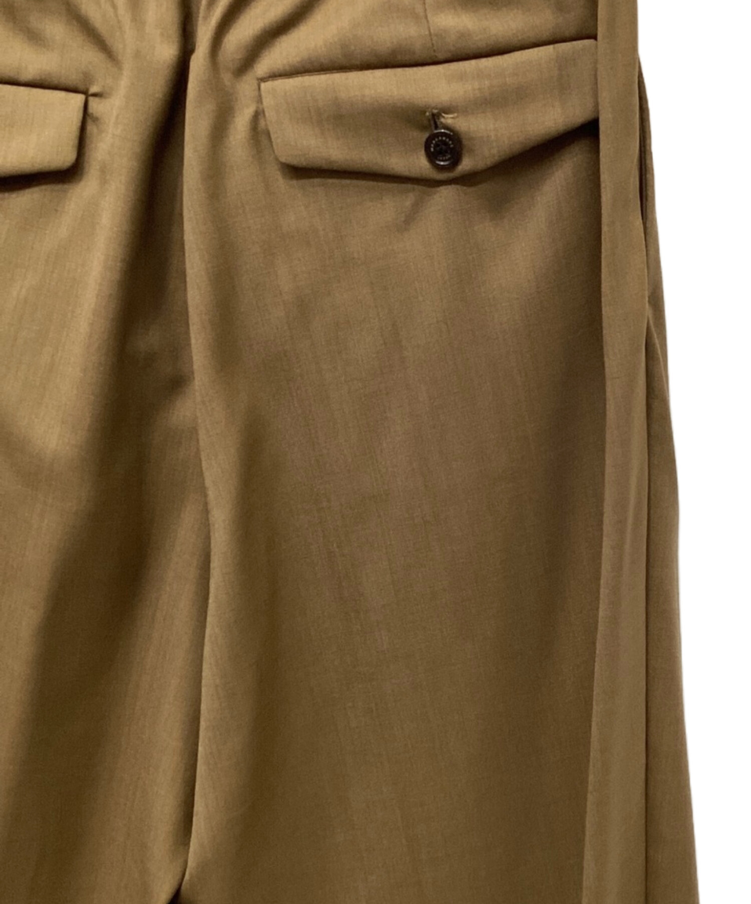 パンツ MARKAWARE 22SS PEGTOP TROUSERS WOOL MARKAWARE(マーカウェア) - PEGTOP TROUSERS ORGANIC WOOL TROPICAL – Area