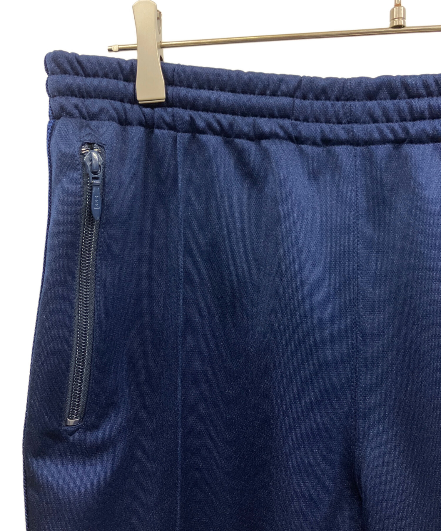【Needles 】トラックパンツ ネイビー サイドライン 中古・古着通販】Needles (ニードルズ) サイドライントラックパンツ