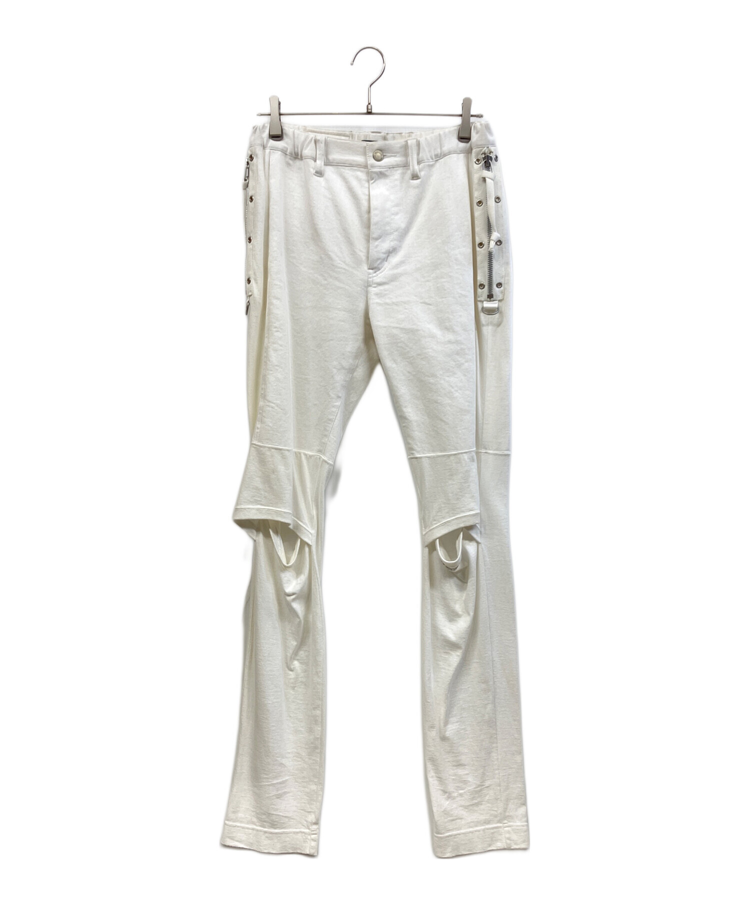 UnderCover ホワイトパンツ サイズ2 中古・古着通販】UNDERCOVER (アンダーカバー) オープンニースリム