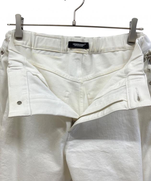 UnderCover ホワイトパンツ サイズ2 中古・古着通販】UNDERCOVER (アンダーカバー) オープンニースリム
