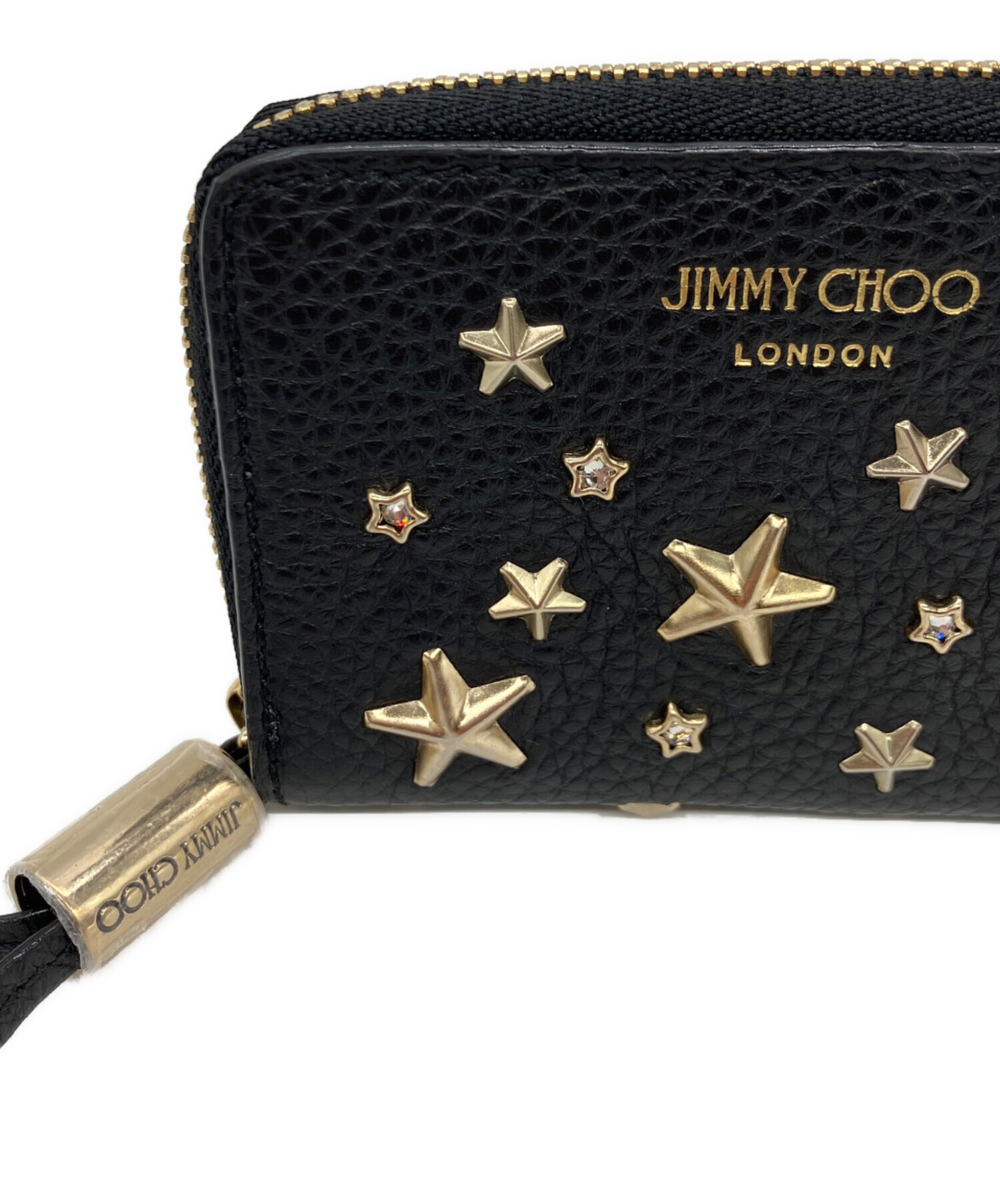 中古・古着通販】JIMMY CHOO (ジミーチュウ) コインケース ブラック
