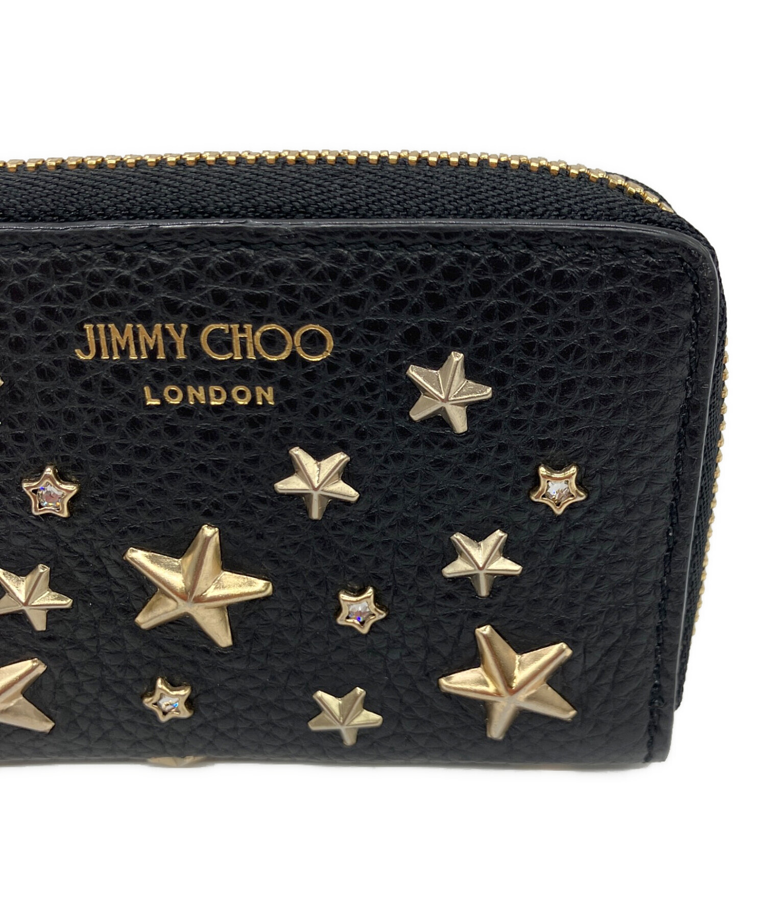 中古・古着通販】JIMMY CHOO (ジミーチュウ) コインケース ブラック 