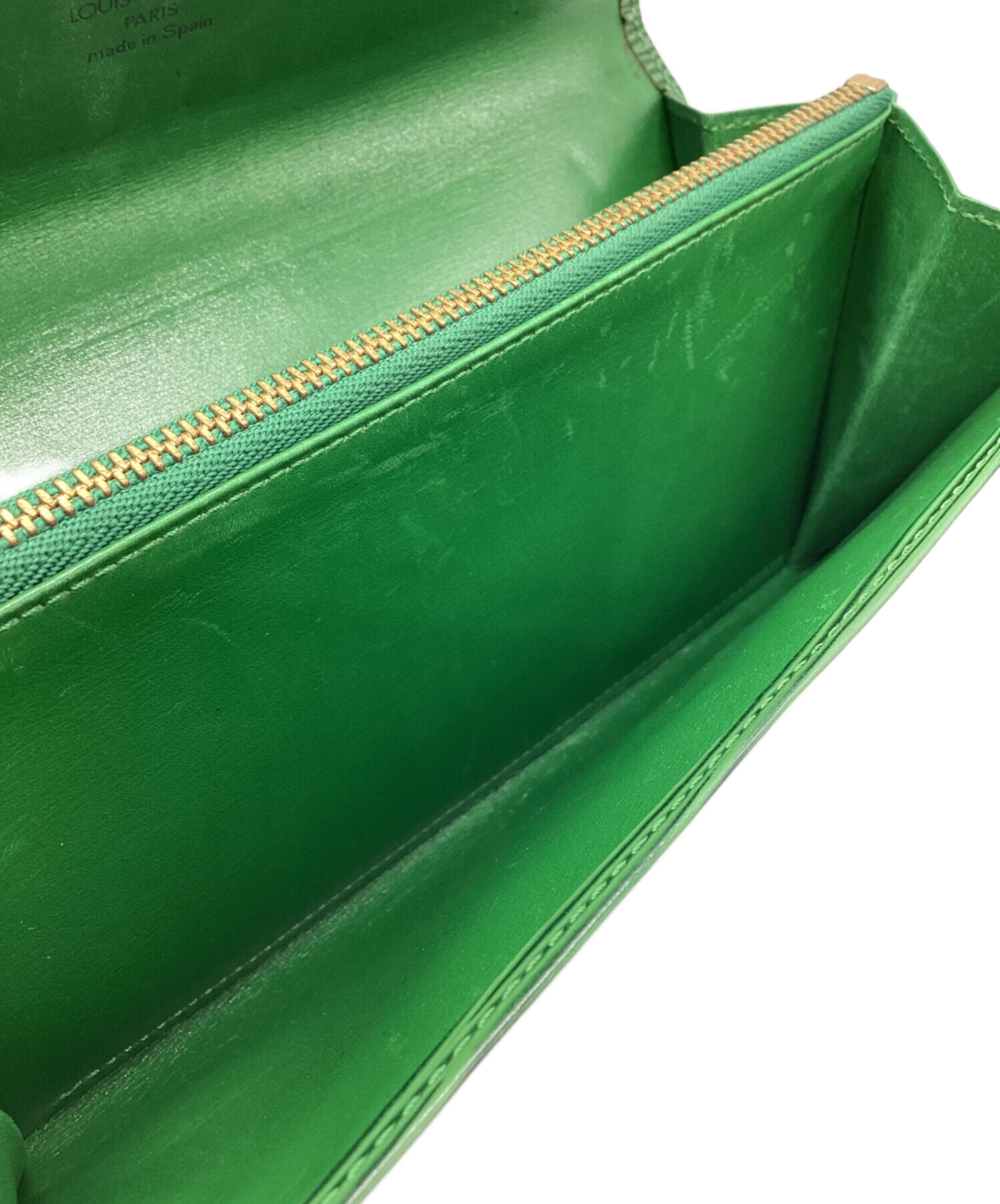 中古・古着通販】LOUIS VUITTON (ルイ ヴィトン) 長財布 グリーン