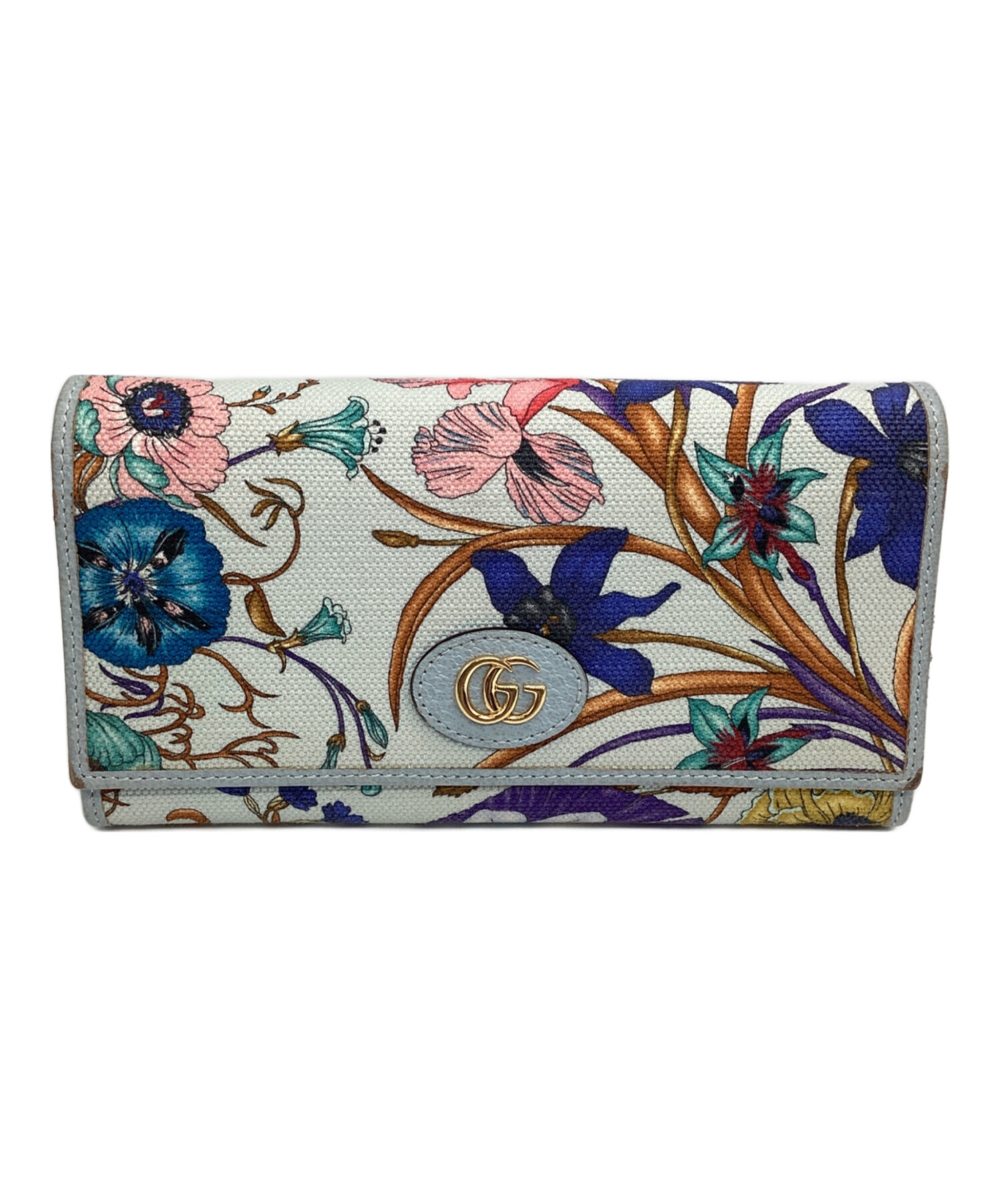 中古・古着通販】GUCCI (グッチ) チェーンウォレット ブルー｜ブランド 