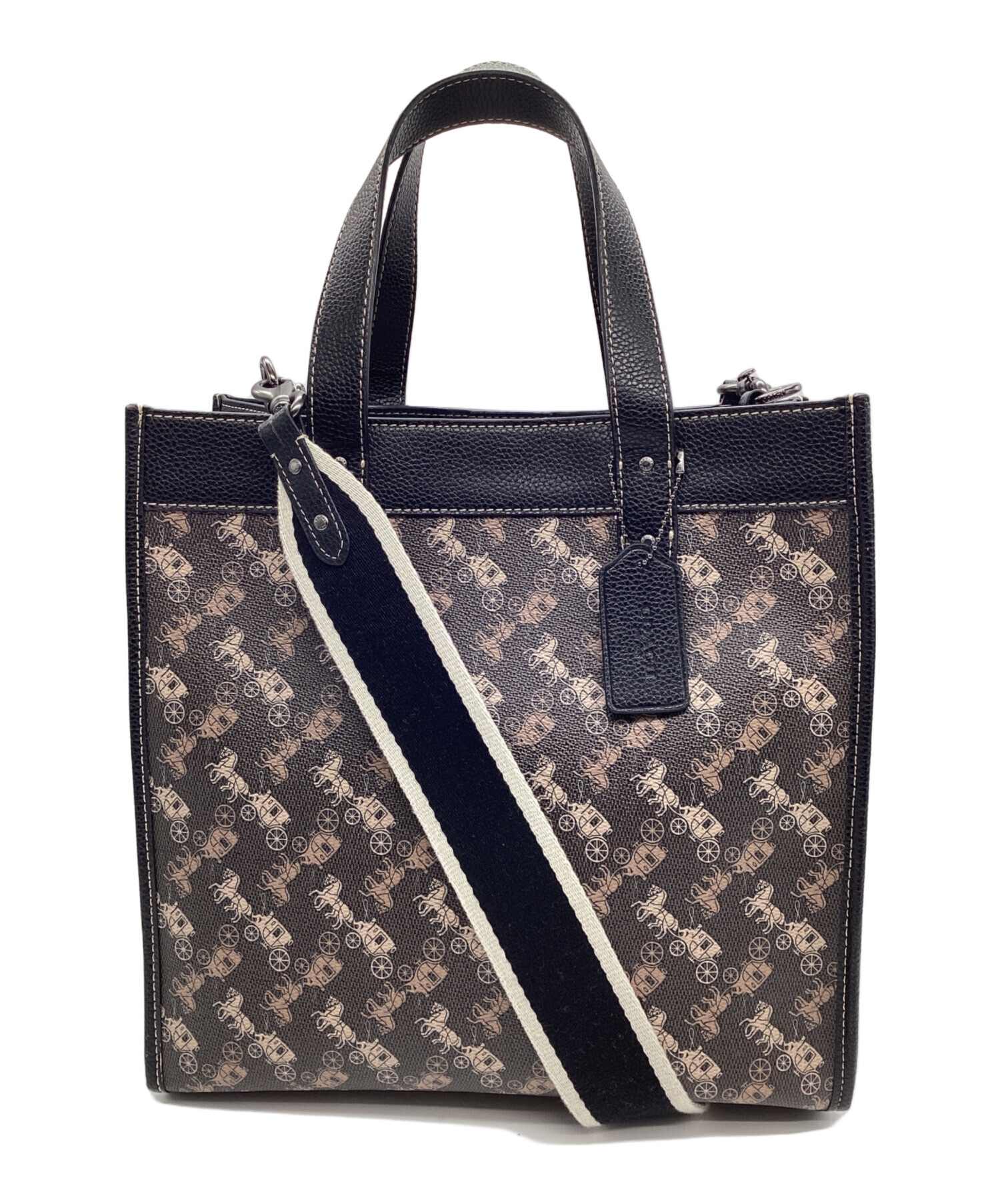 中古・古着通販】COACH (コーチ) フィールドトート30 ブラウン