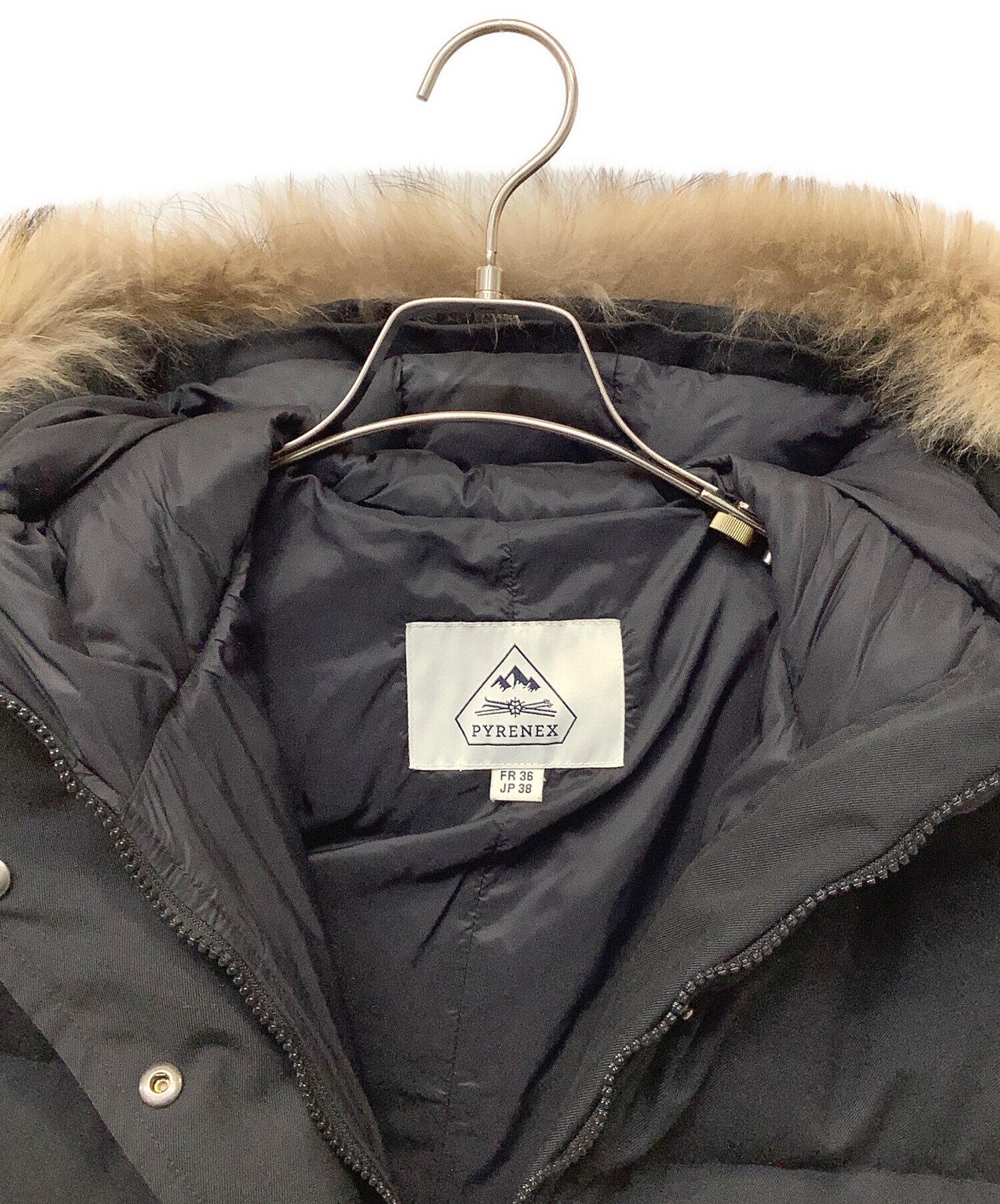 PYRENEX ダウンジャケット FR 36 / JP 38 黒 【公式通販】