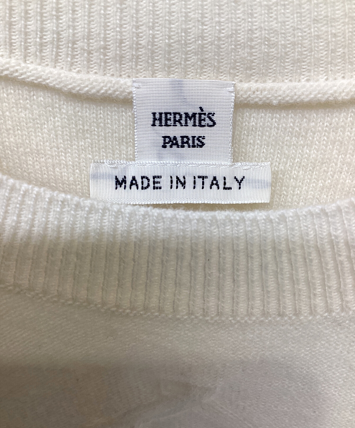 中古・古着通販】HERMES (エルメス) 半袖ニット 22 サイズ:36