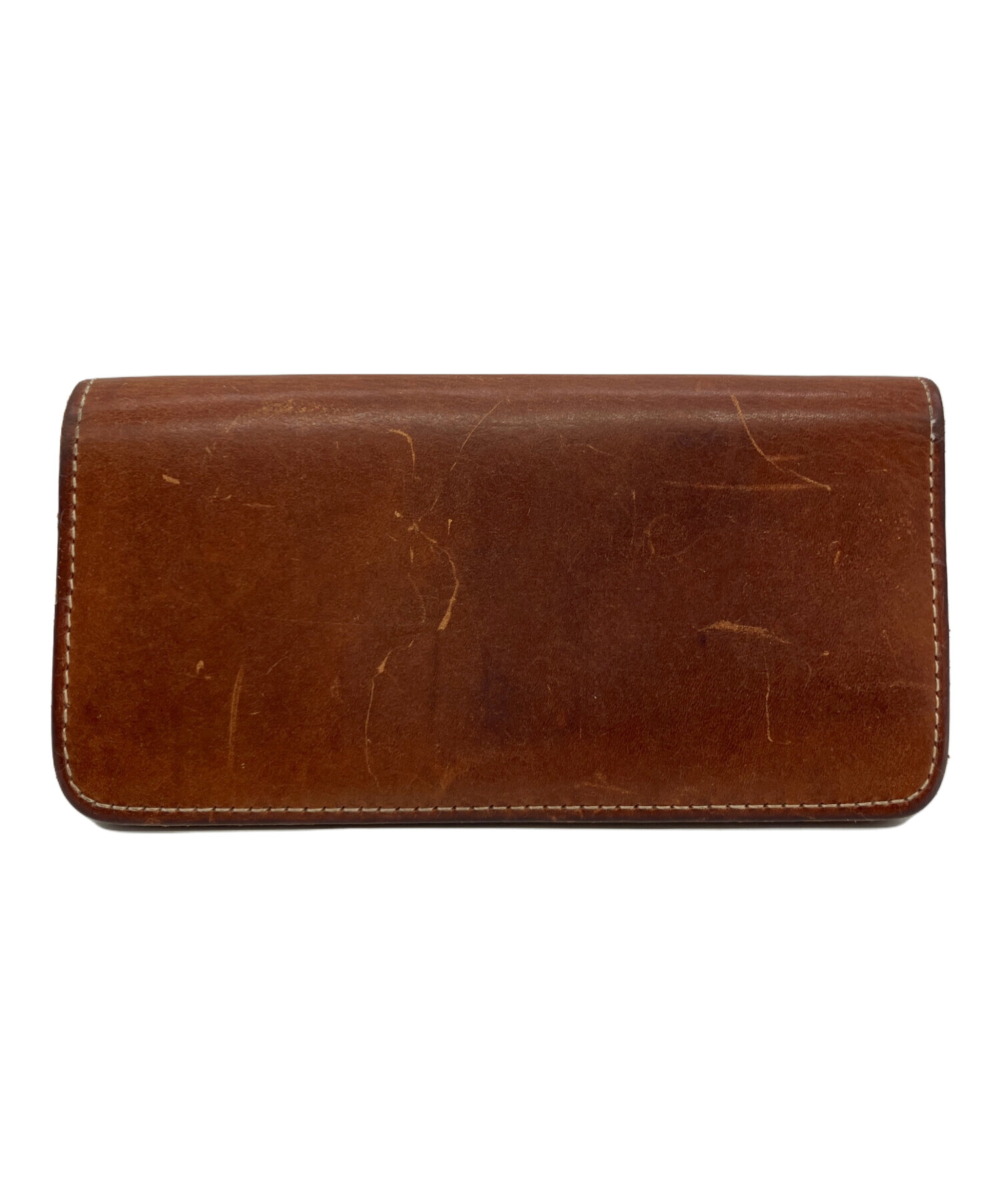 PORTER ポーター 財布・ケース - 茶 【古着】【中古】 中古・古着通販】PORTER (ポーター) 長財布 ブラウン｜ブランド・古着