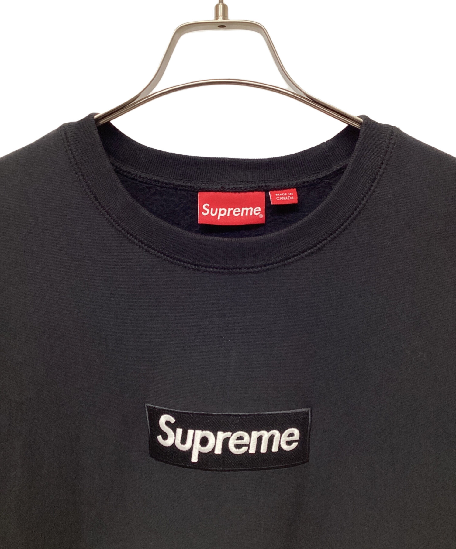 中古・古着通販】SUPREME (シュプリーム) Box Logo Crewneck ブラック