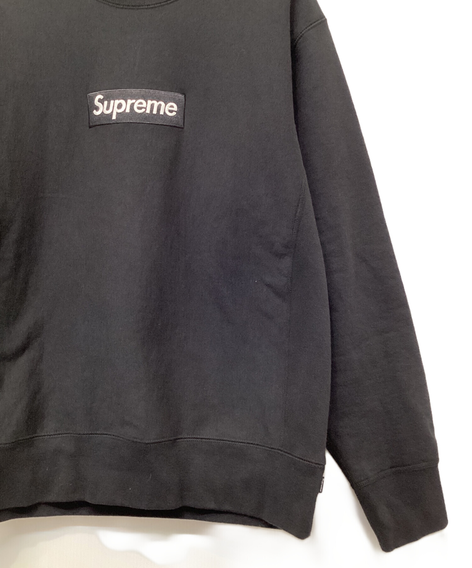 中古・古着通販】SUPREME (シュプリーム) Box Logo Crewneck ブラック