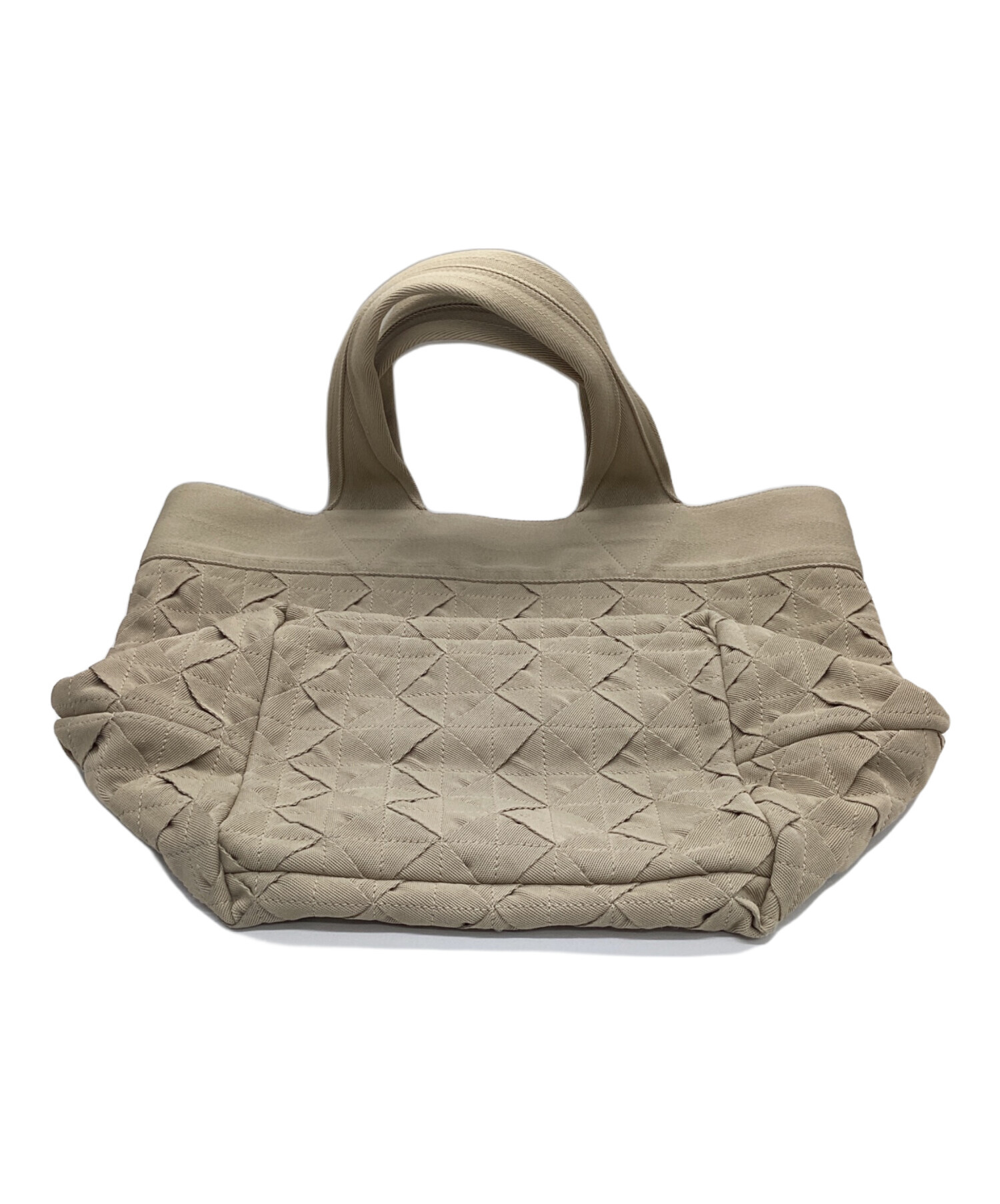 BOTTEGA VENETA トートバッグ ベージュ 中古・古着通販】BOTTEGA VENETA (ボッテガベネタ) トートバッグ