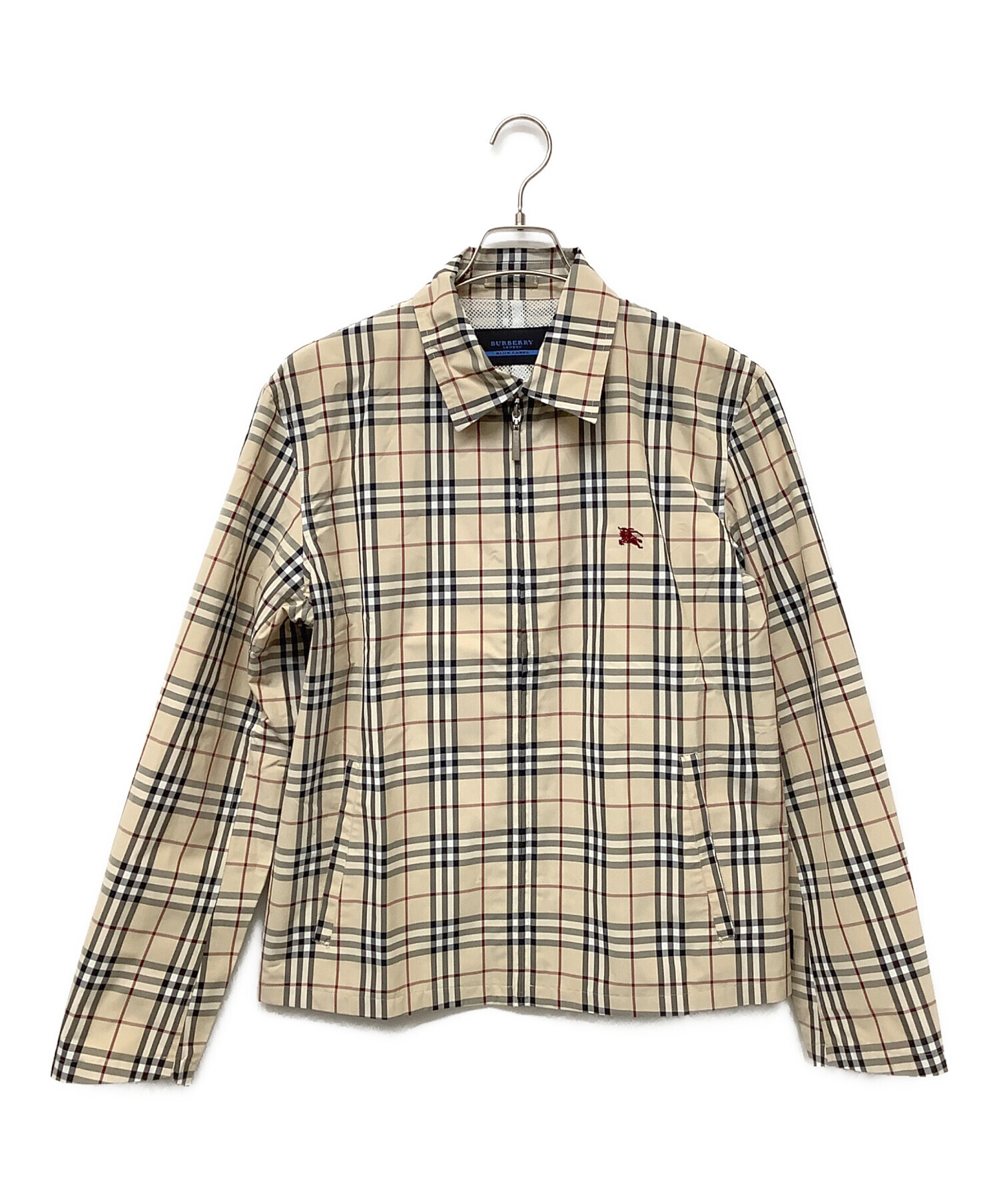 BURBERRYベージュ ジップアップジャケット 価格交渉可] BURBERRY
