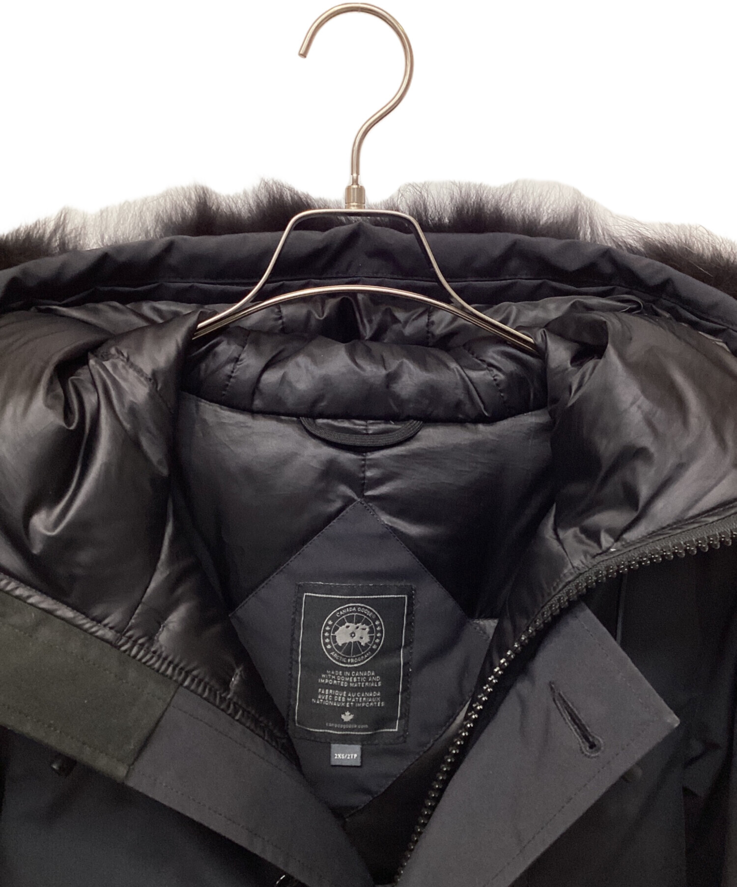 中古・古着通販】CANADA GOOSE (カナダグース) CHATEAU PARKA ブラック