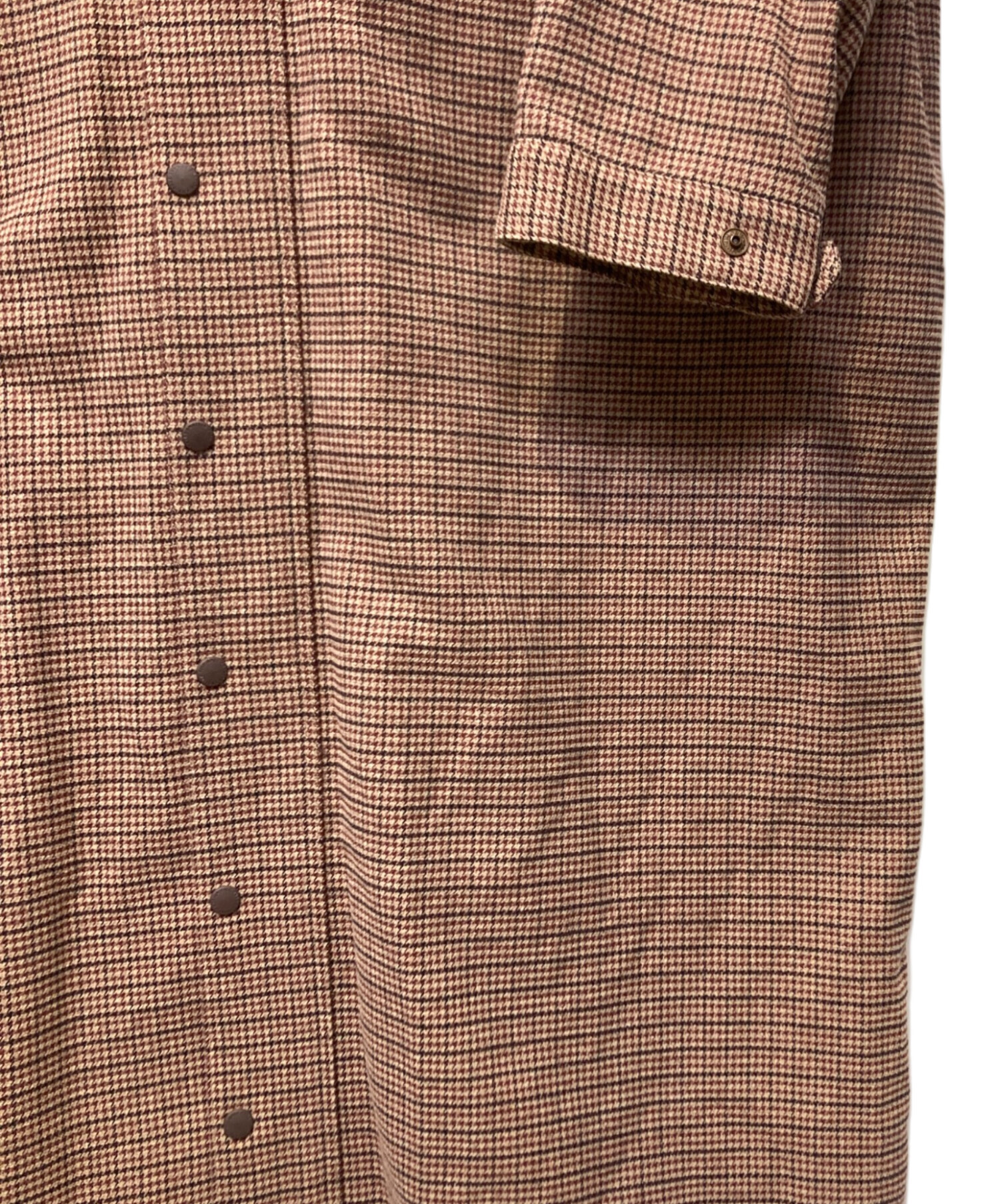 中古・古着通販】F/CE. (エフシーイー) CHECK HUNTING LONG COAT