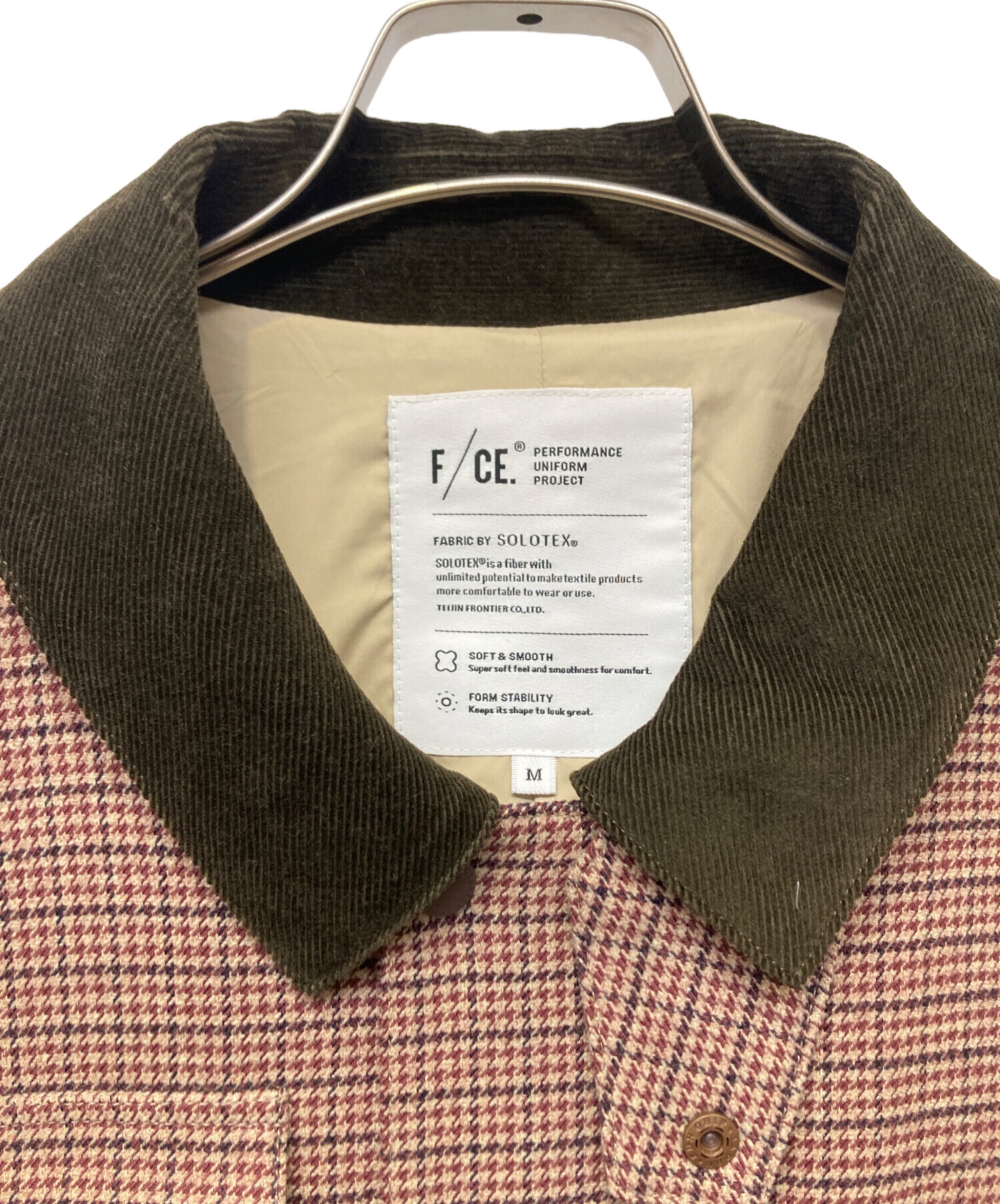 中古・古着通販】F/CE. (エフシーイー) CHECK HUNTING LONG COAT