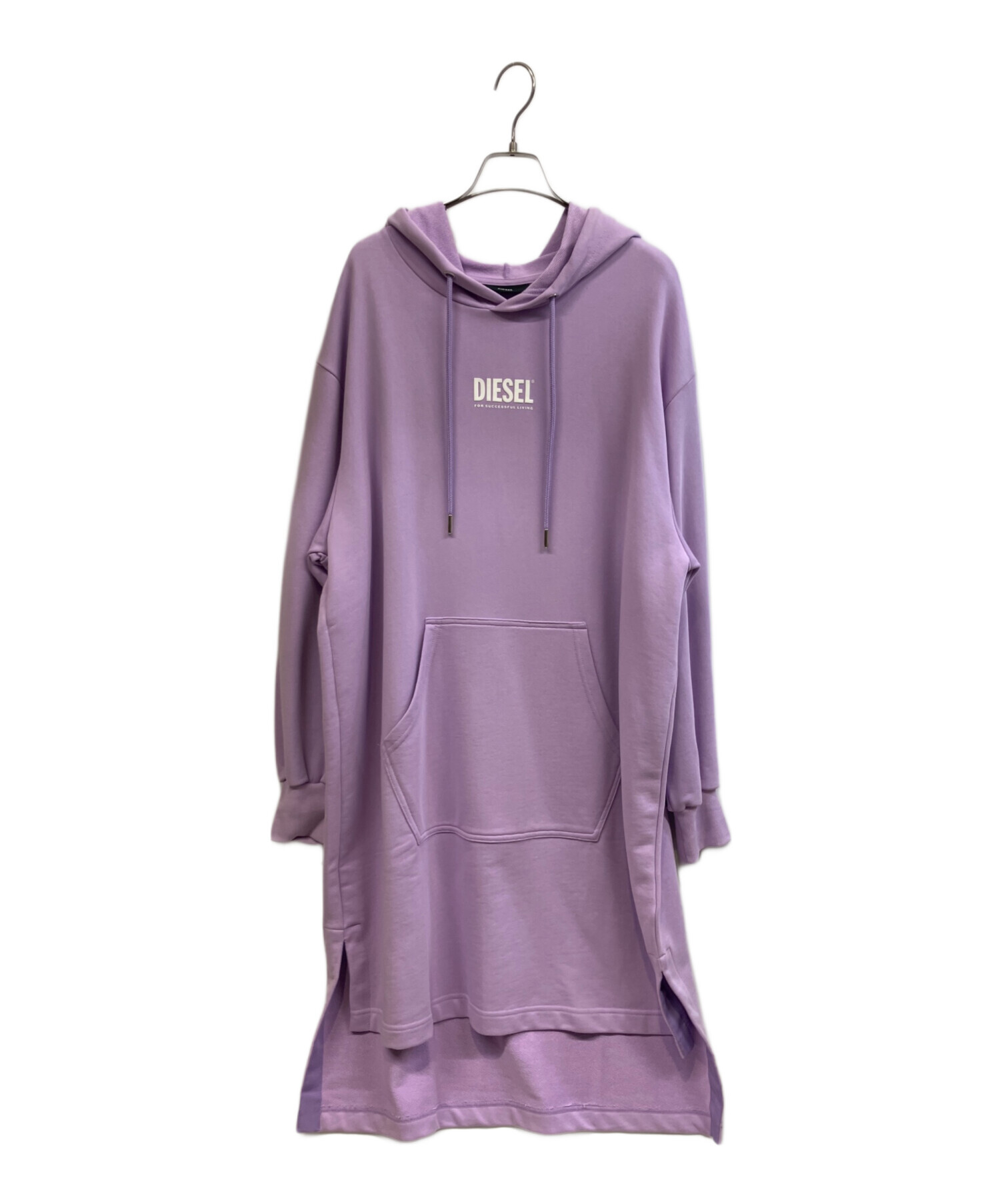 DIESEL パーカー ワンピ 中古・古着通販】DIESEL (ディーゼル) パーカーワンピース ピンク