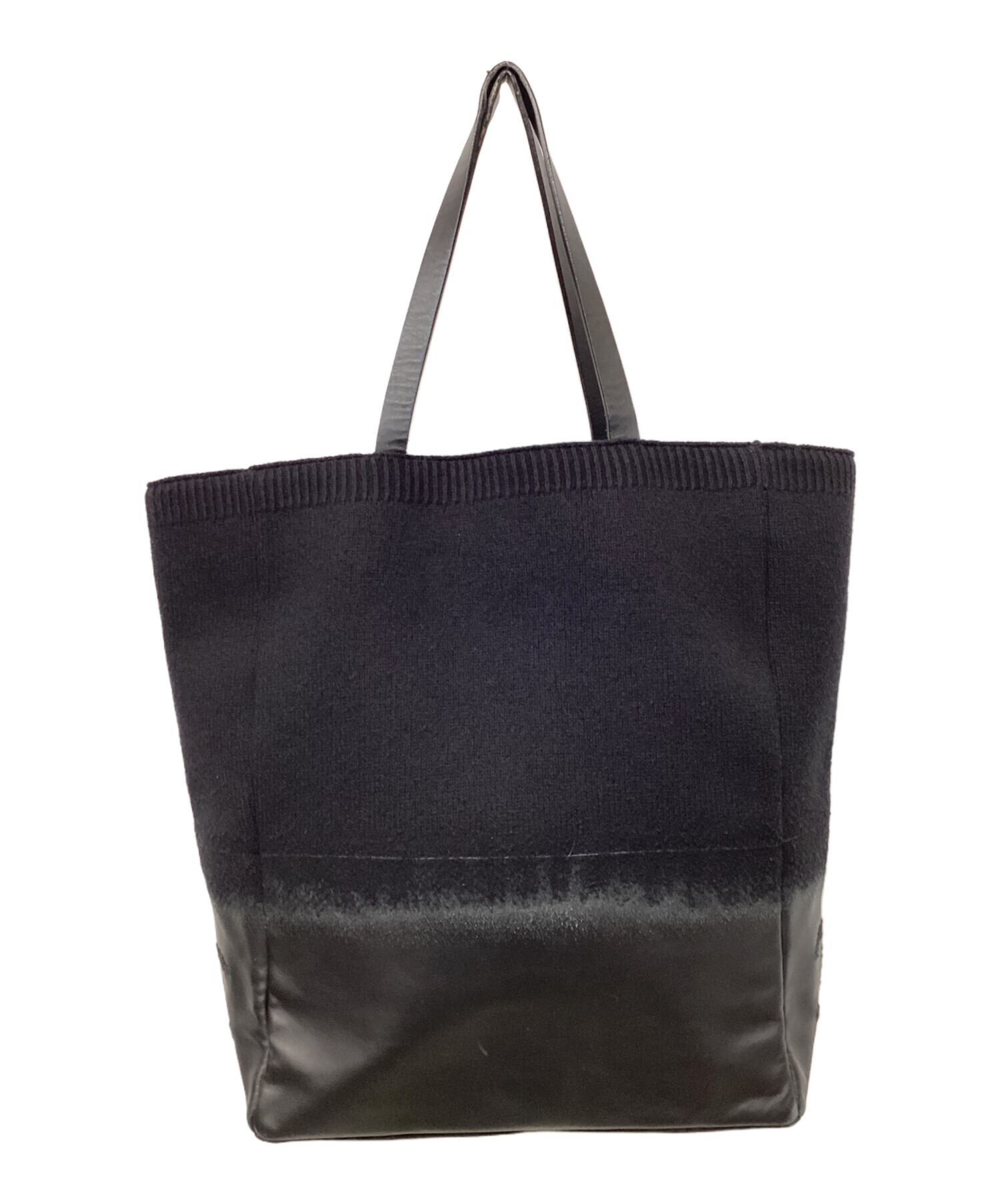 中古・古着通販】CHANEL (シャネル) ココマークニットレザー 中古・古着通販】CHANEL (シャネル) ココマークニットレザー