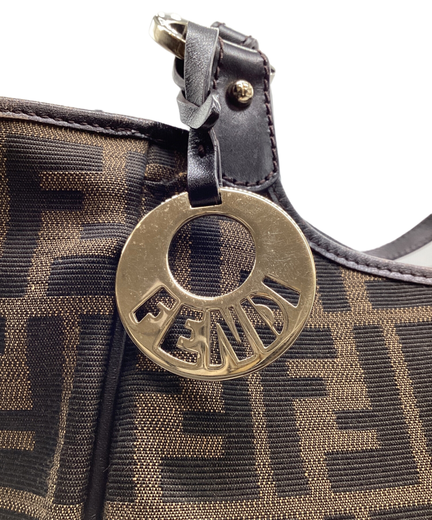 中古・古着通販】FENDI (フェンディ) ズッカ柄トートバッグ ブラウン