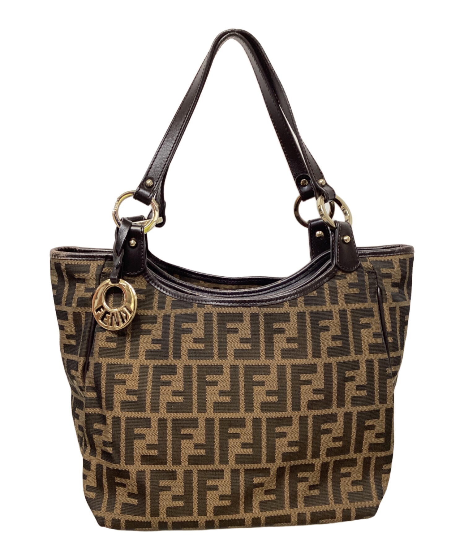 中古・古着通販】FENDI (フェンディ) ズッカ柄トートバッグ ブラウン