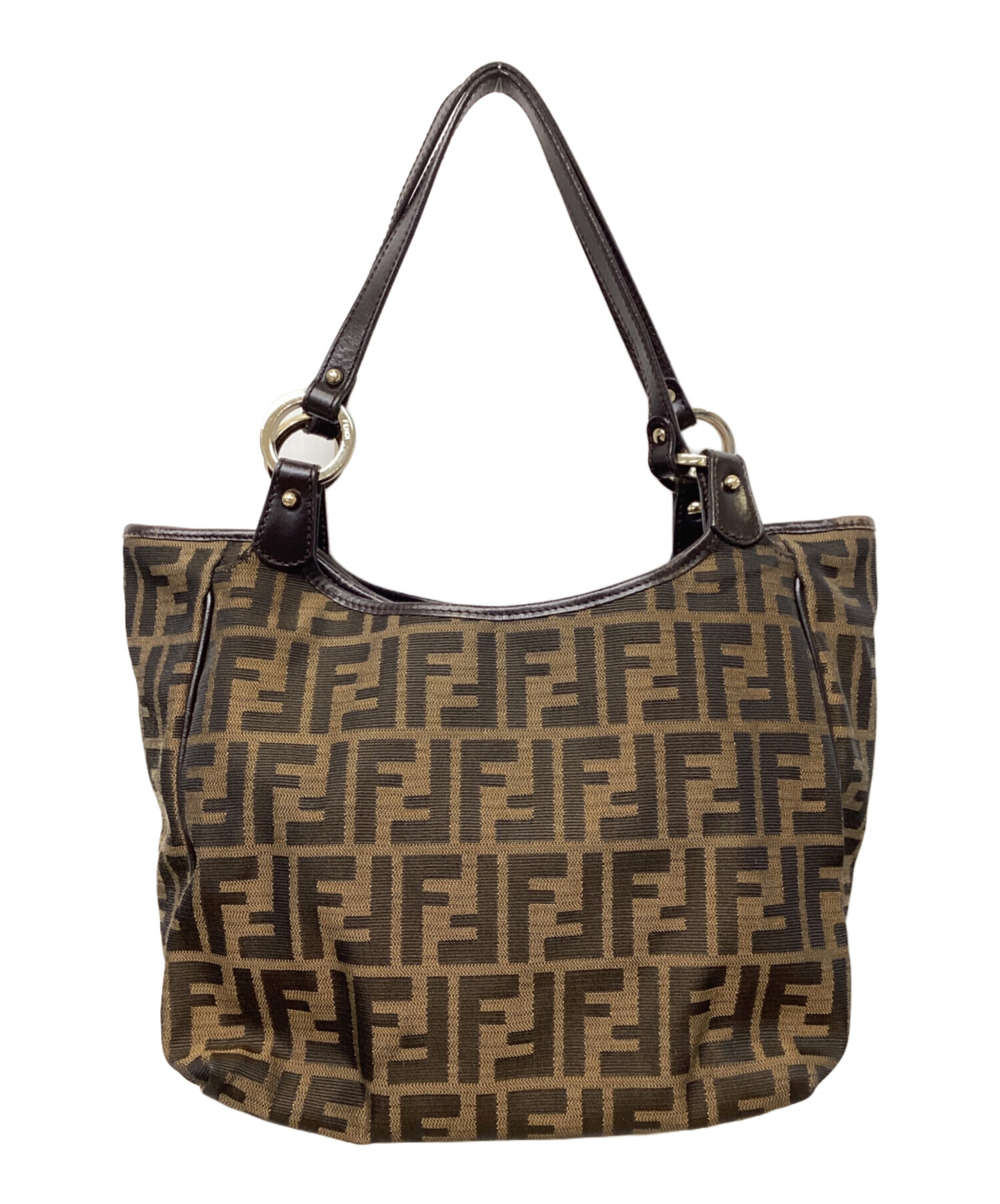 中古・古着通販】FENDI (フェンディ) ズッカ柄トートバッグ ブラウン