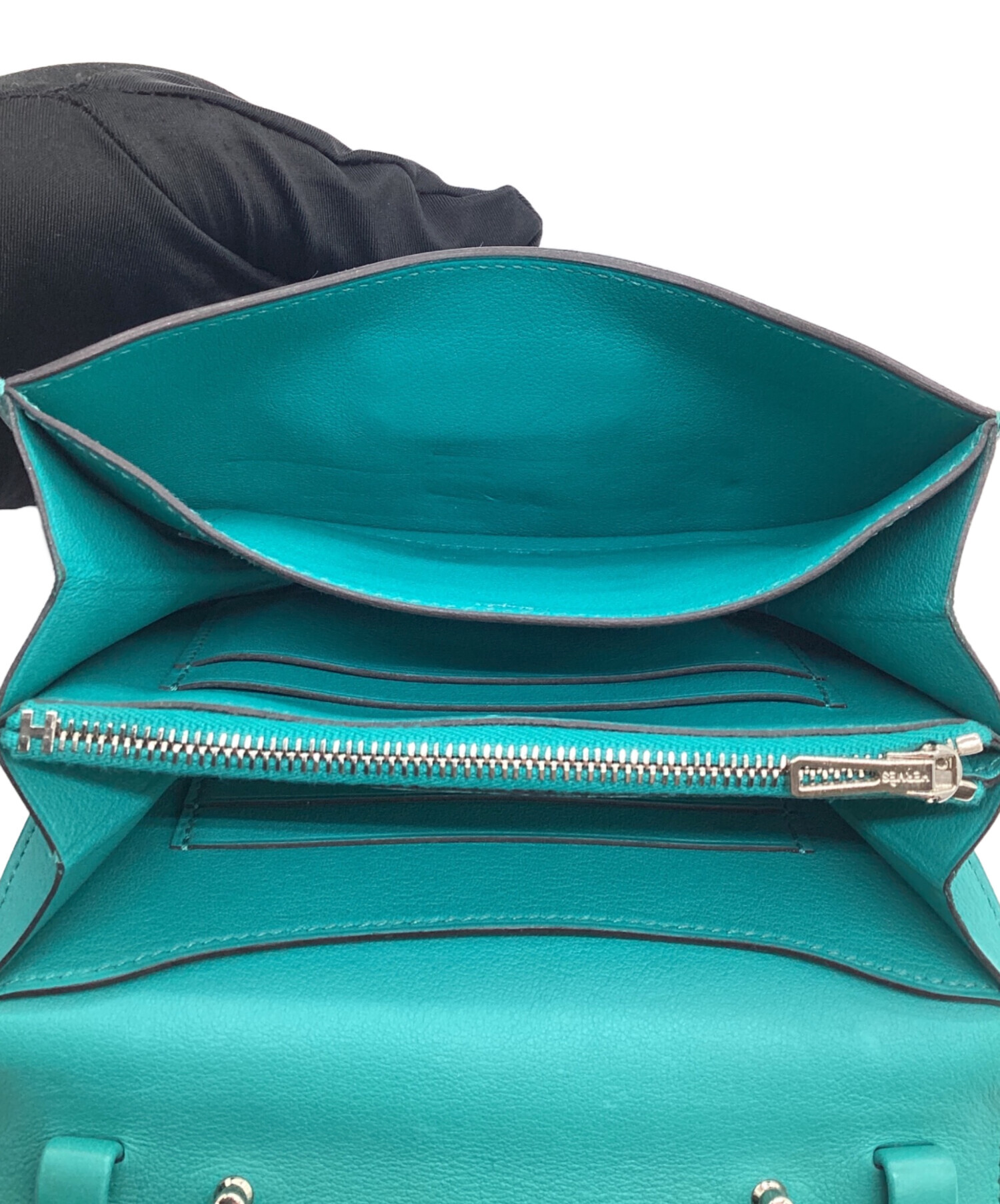 HERMES エルメス 小物類（その他） レディース 【古着】【中古】 中古・古着通販】HERMES (エルメス) ショルダーウォレット グリーン