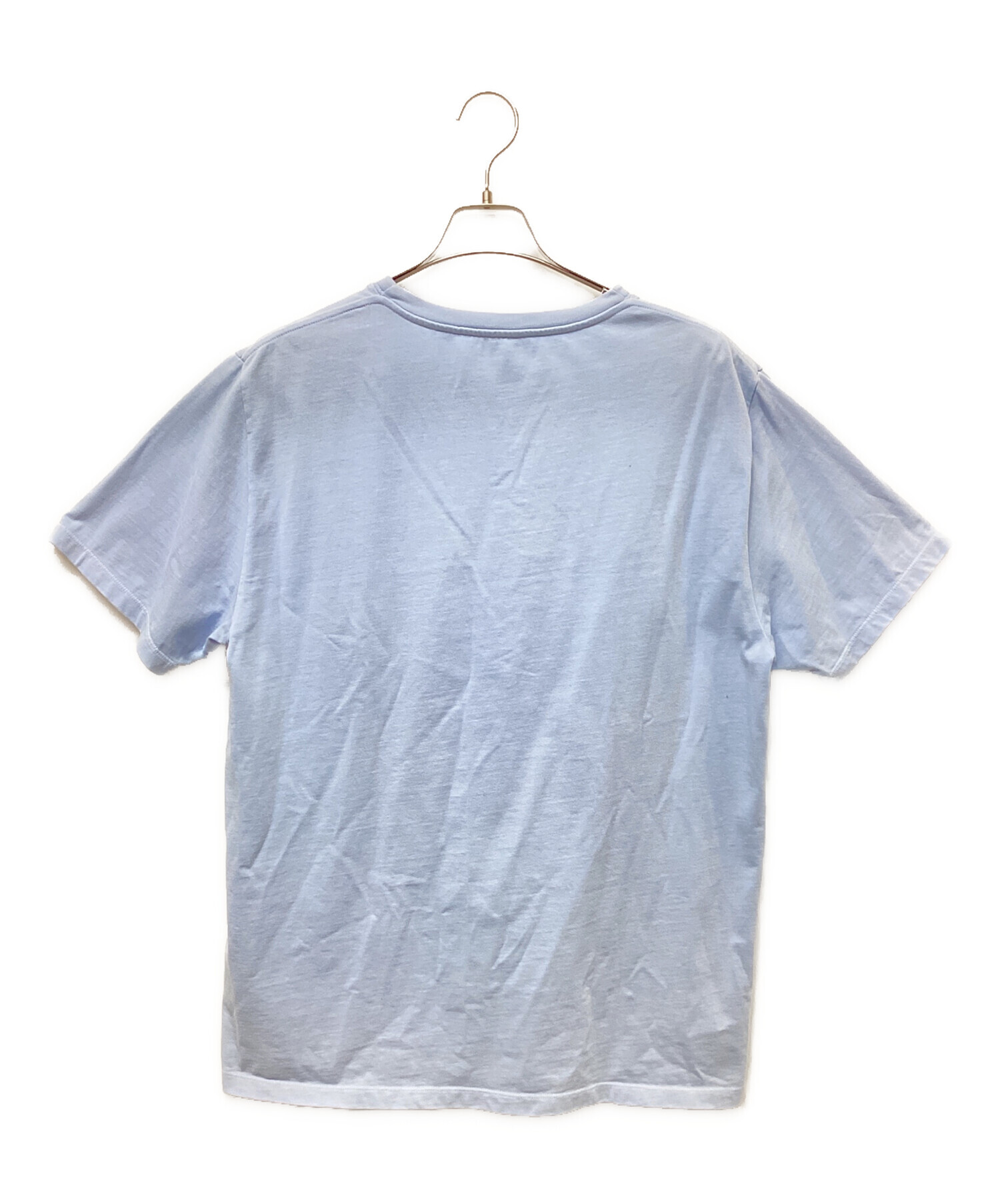 中古・古着通販】LOEWE (ロエベ) アナグラム刺繍Tシャツ スカイブルー