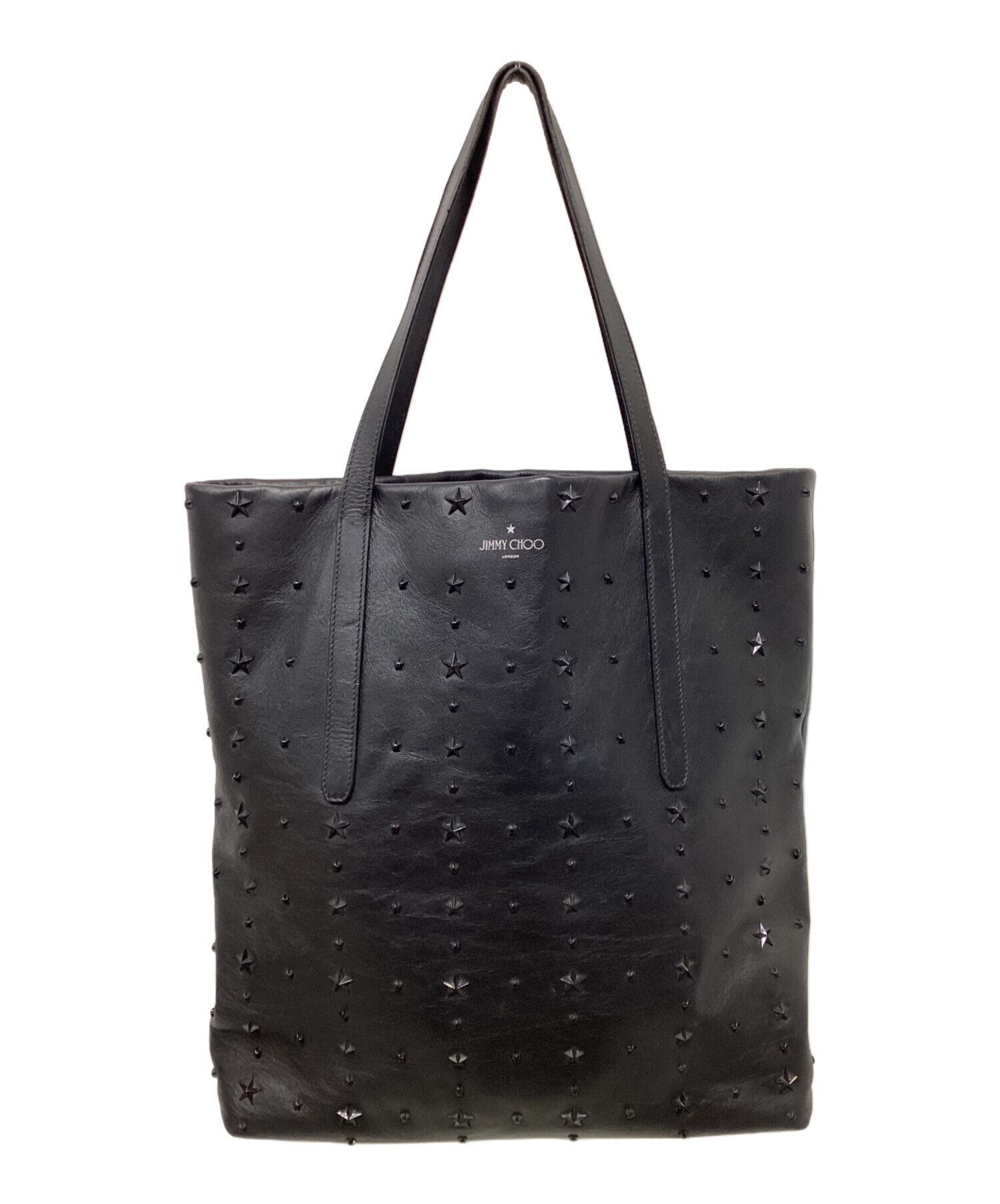 中古・古着通販】JIMMY CHOO (ジミーチュウ) スタースタッズレザー 