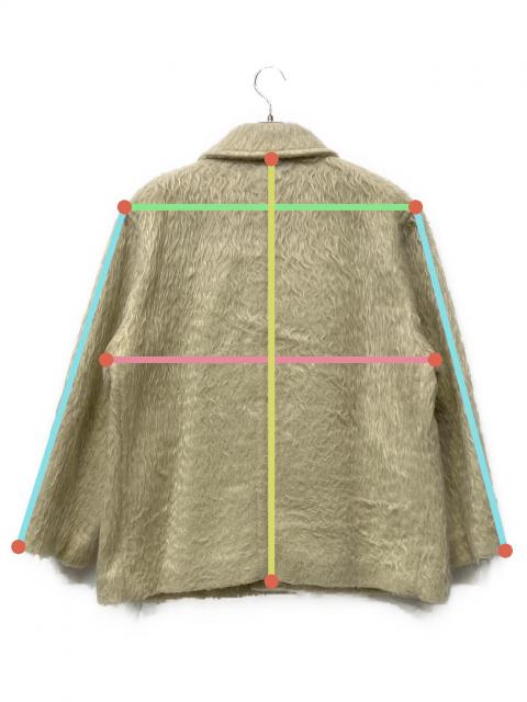 中古・古着通販】la peau de gem (ラポドゥジェム) shaggy middle coat