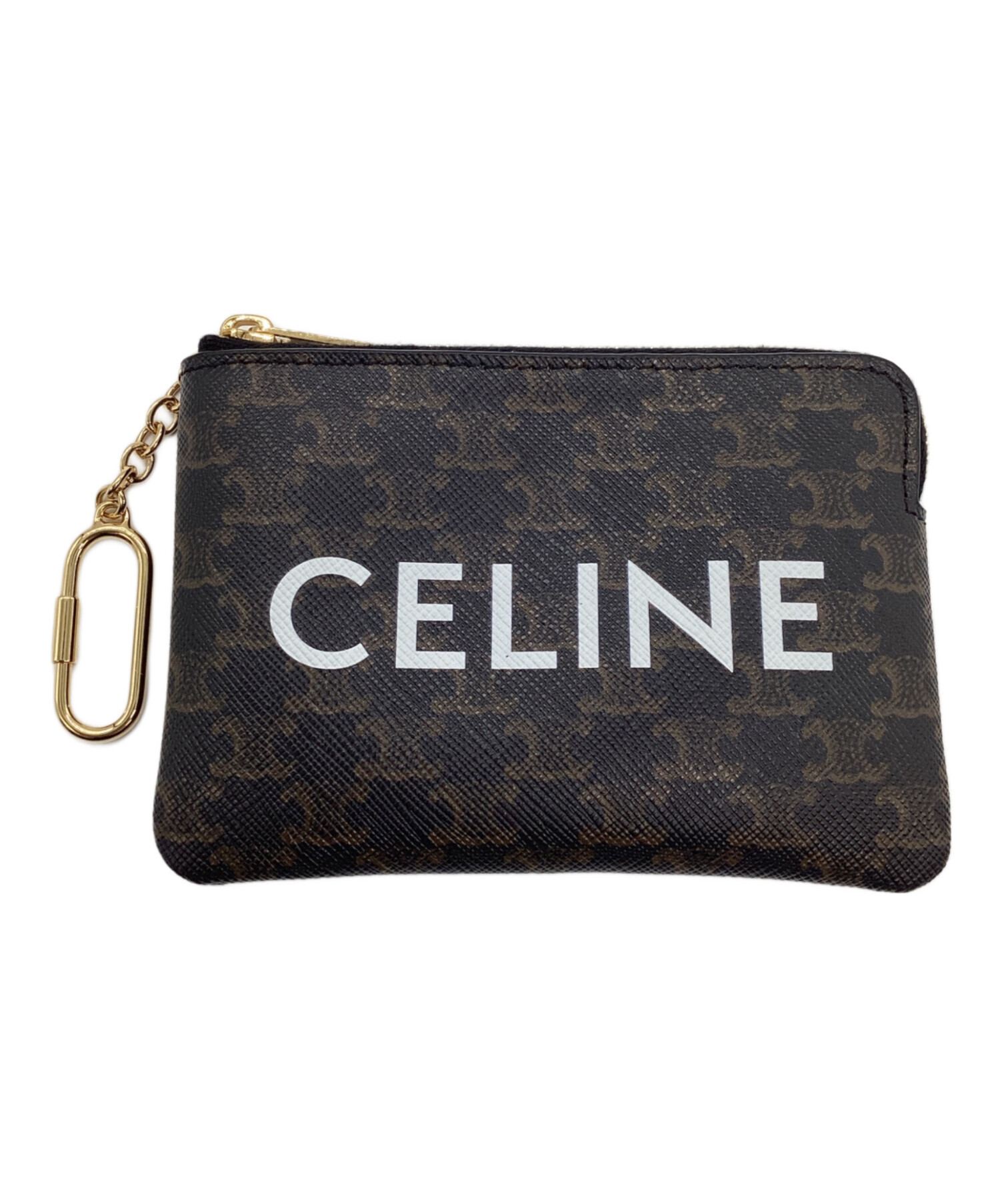 中古・古着通販】CELINE (セリーヌ) コイン＆カードポーチ ブラック 