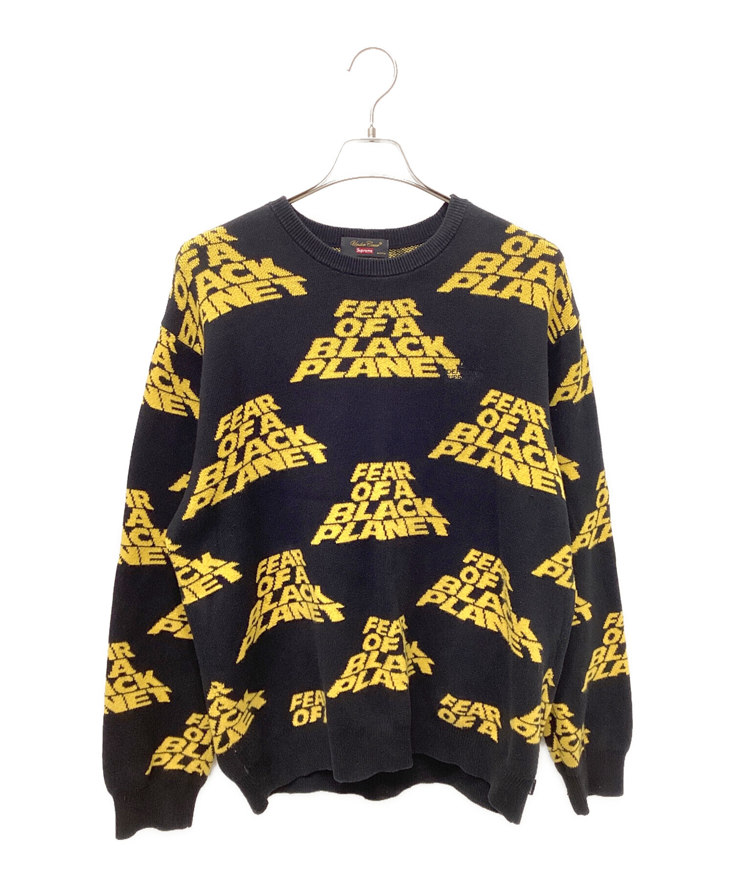 Supreme × UNDERCOVER / 18SS/ニット・セーター(厚手)/L/コットン/BLK 中古・古着通販】Supreme (シュプリーム) UNDERCOVER (アンダーカバー
