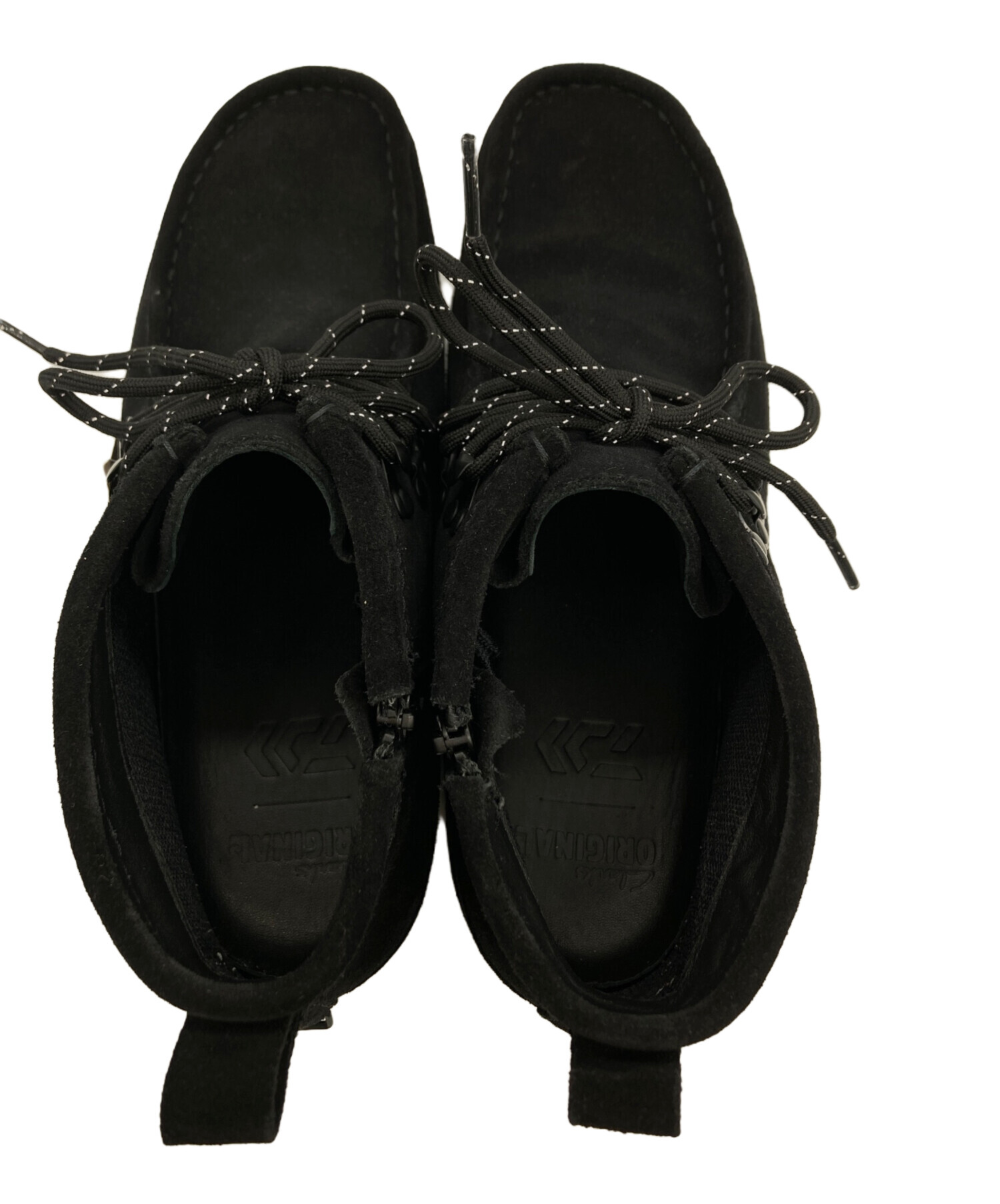 【中古美品】クラークス ワラビーブーツ ブラックスエード 楽天市場】クラークス ワラビー 中古（靴）の通販