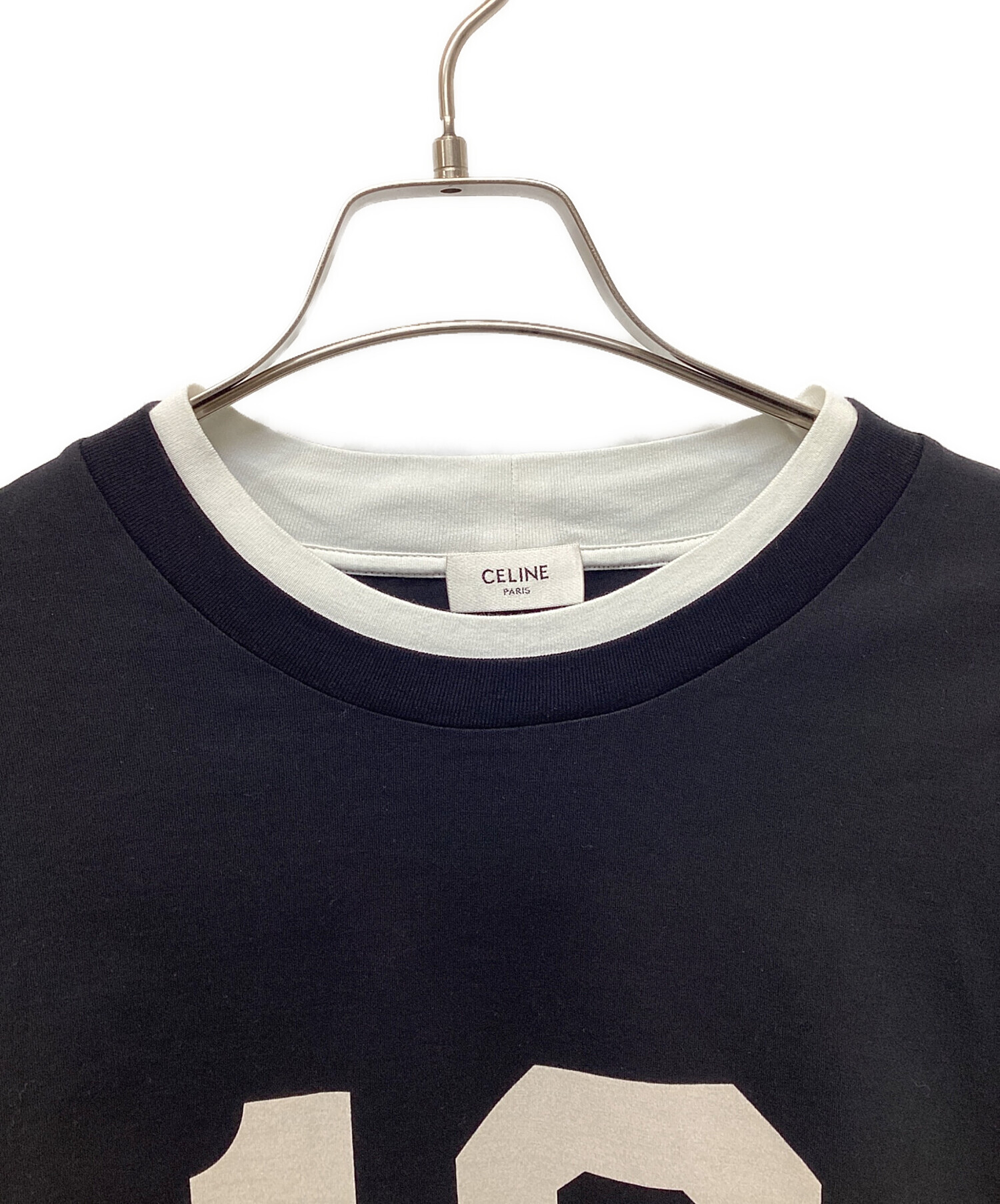 中古・古着通販】CELINE (セリーヌ) レイヤード 16 ロゴカットソー