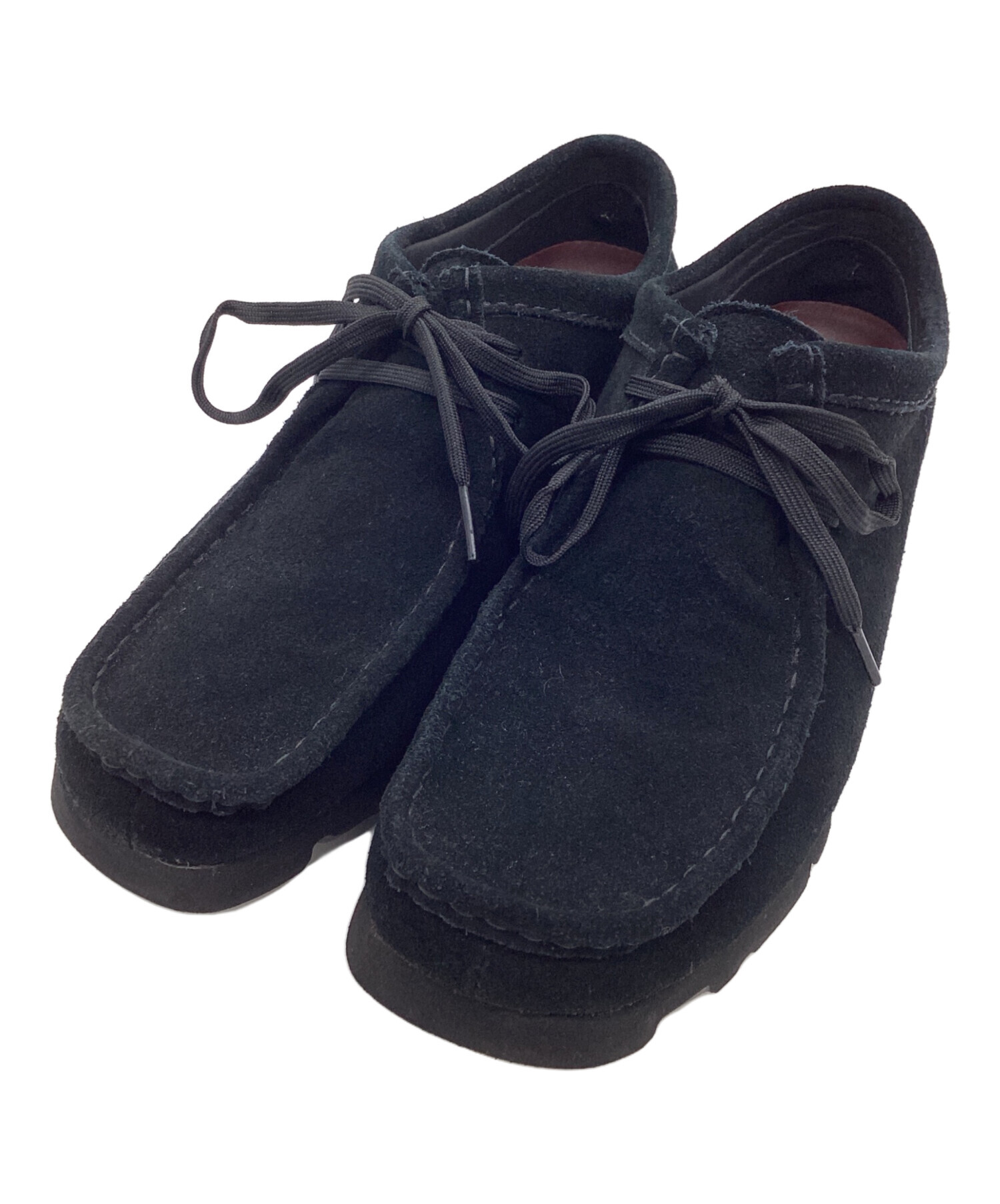 中古・古着通販】CLARKS (クラークス) ワラビーブーツ ブラック サイズ 