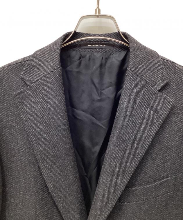 【美品】TAGLIATORE ダークグレー チェスターコート　メンズ52 中古・古着通販】TAGLIATORE (タリアトーレ) チェスターコート