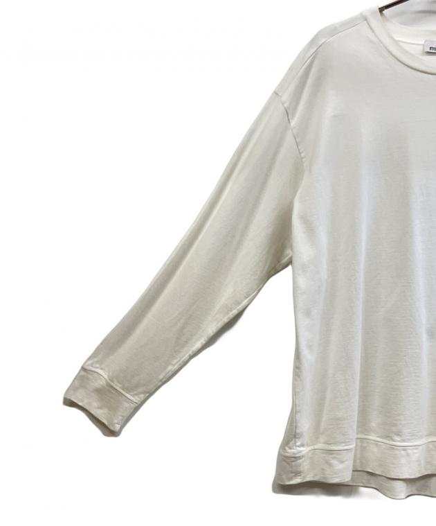 STONE  ストーンアイランド　ロゴパッチ スウェットロンT 中古・古着通販】STONE ISLAND (ストーンアイランド) ロゴパッチ