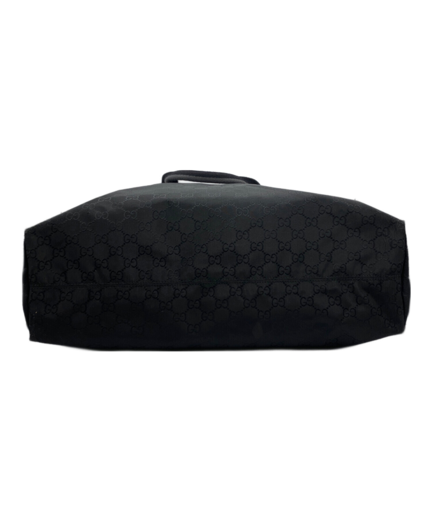 GUCCI ブラック ナイロントートバッグ 中古・古着通販】GUCCI (グッチ) ナイロントートバッグ ブラック