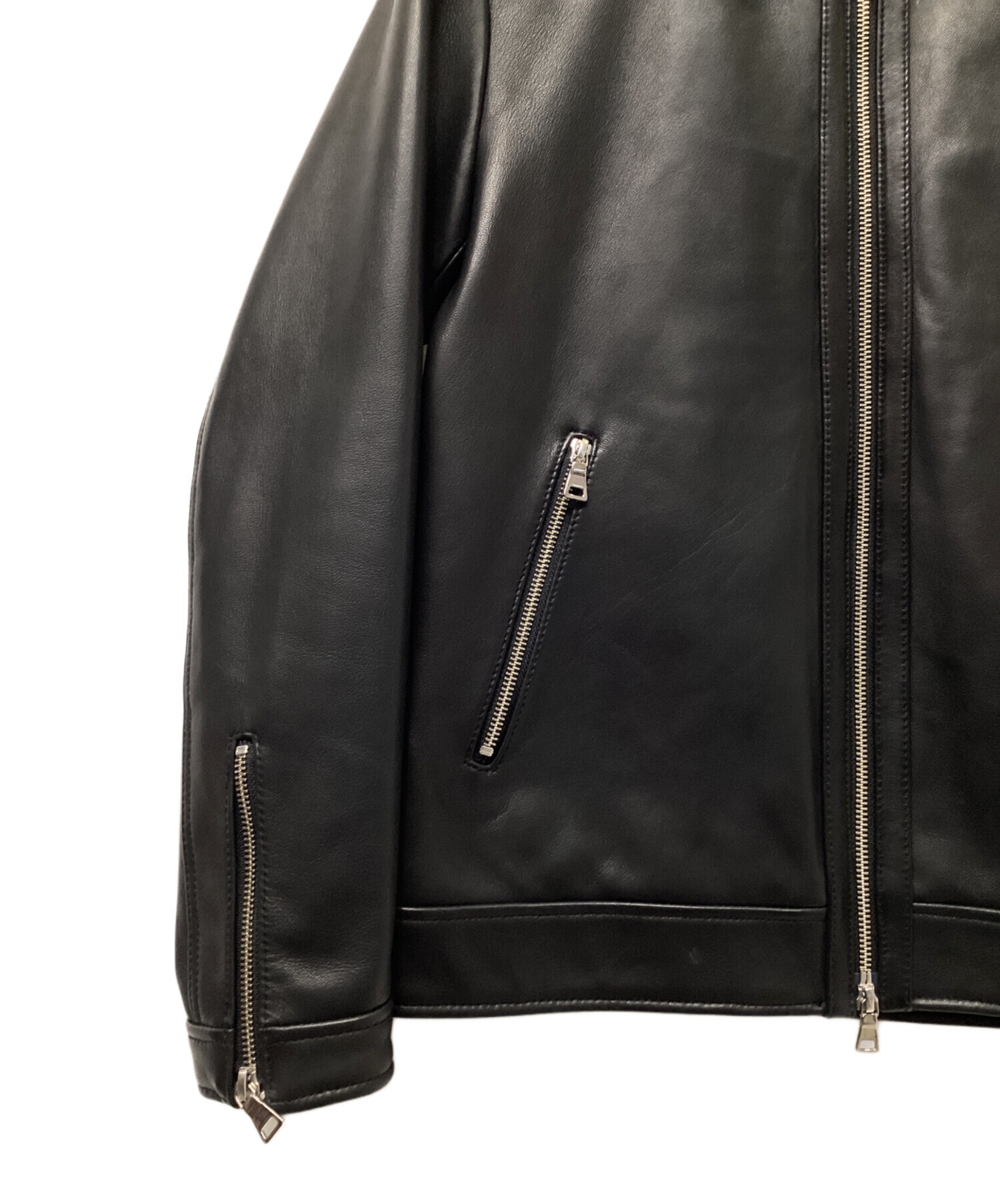 中古・古着通販】EDIFICE (エディフィス) シープレザー ライダース