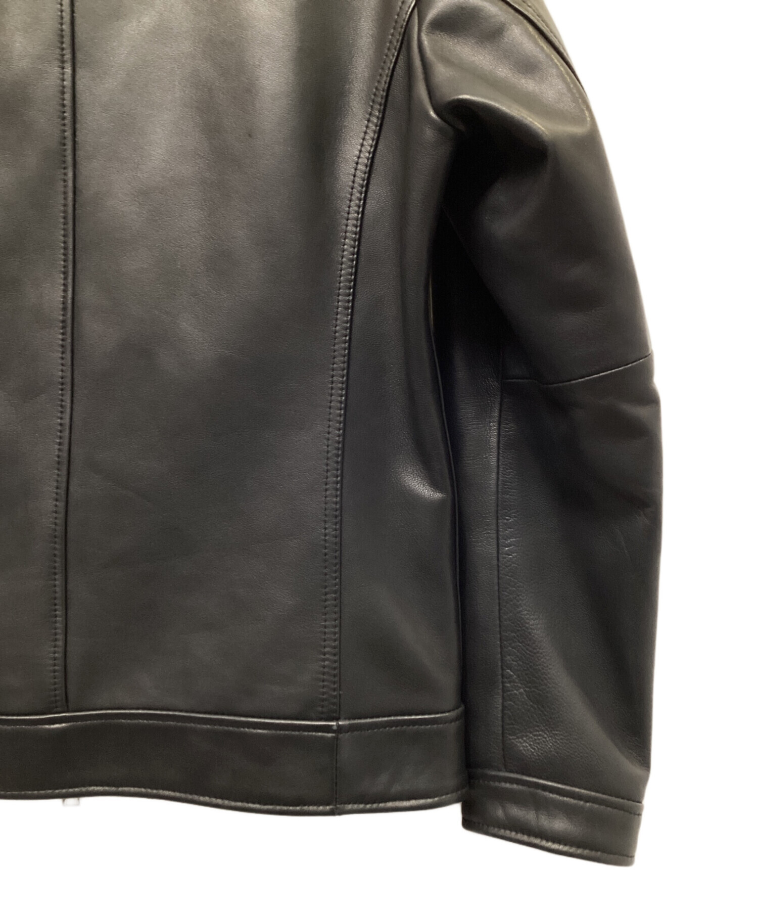 中古・古着通販】EDIFICE (エディフィス) シープレザー ライダース