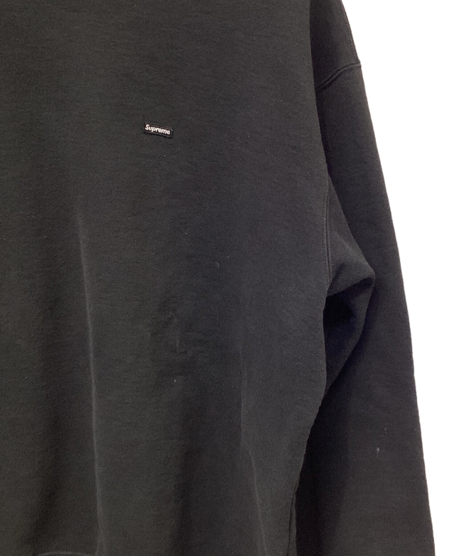 中古・古着通販】SUPREME (シュプリーム) SMALL BOX CREWNECK ブラック