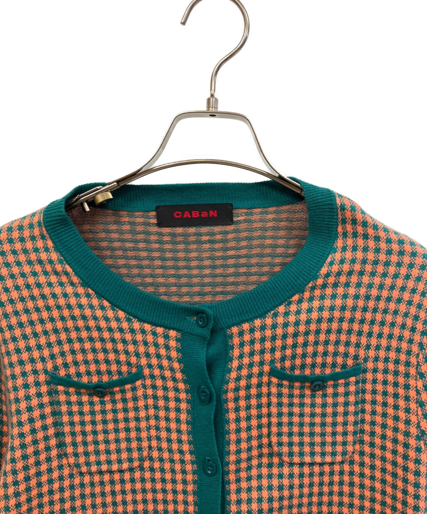 中古・古着通販】CABAN (キャバン) コットンカシミヤ ギンガムチェック 