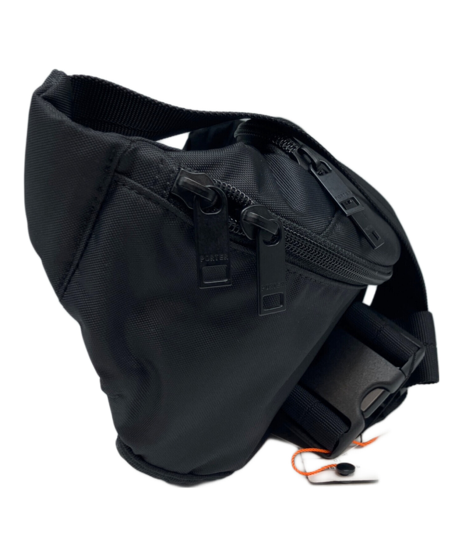中古・古着通販】PORTER (ポーター) WAIST BAG ブラック 未使用品
