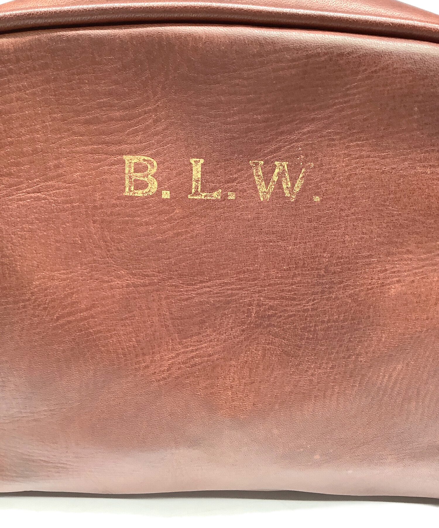 vasco ポーチバッグ キャメル 中古・古着通販】vasco (ヴァスコ) LEATHER OFFICER POUCH BAG