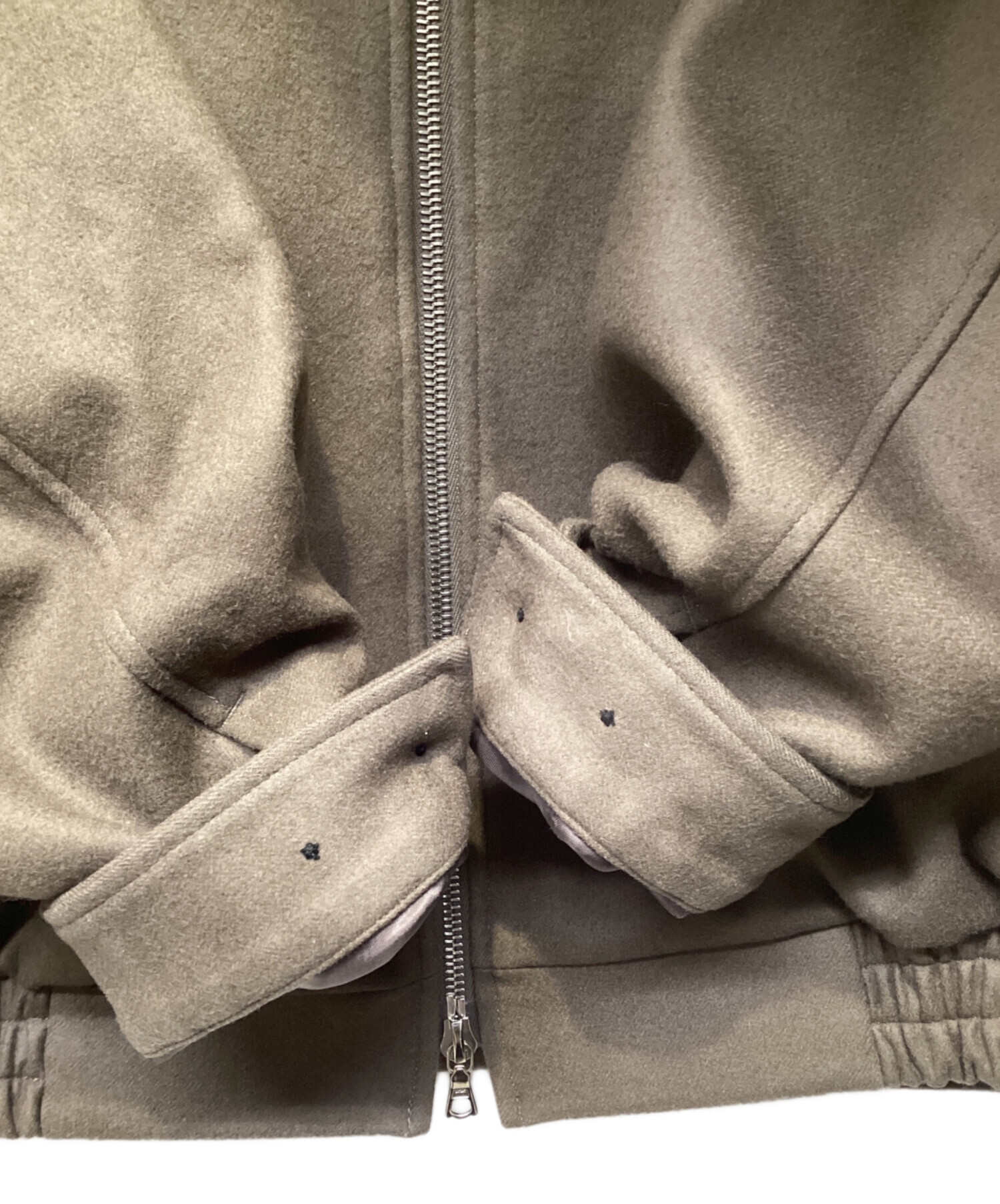 中古・古着通販】ssstein (シュタイン) MELTON ZIP UP BLOUSON