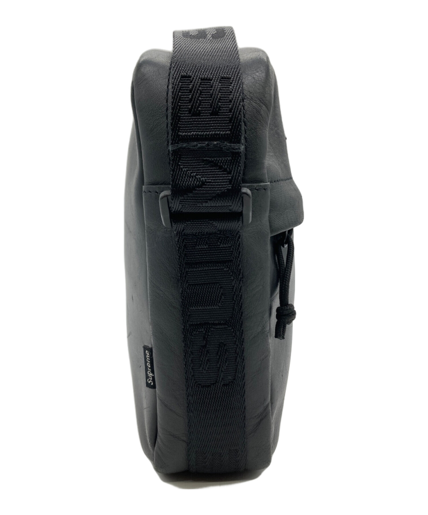 中古・古着通販】Supreme (シュプリーム) レザーショルダーバッグ